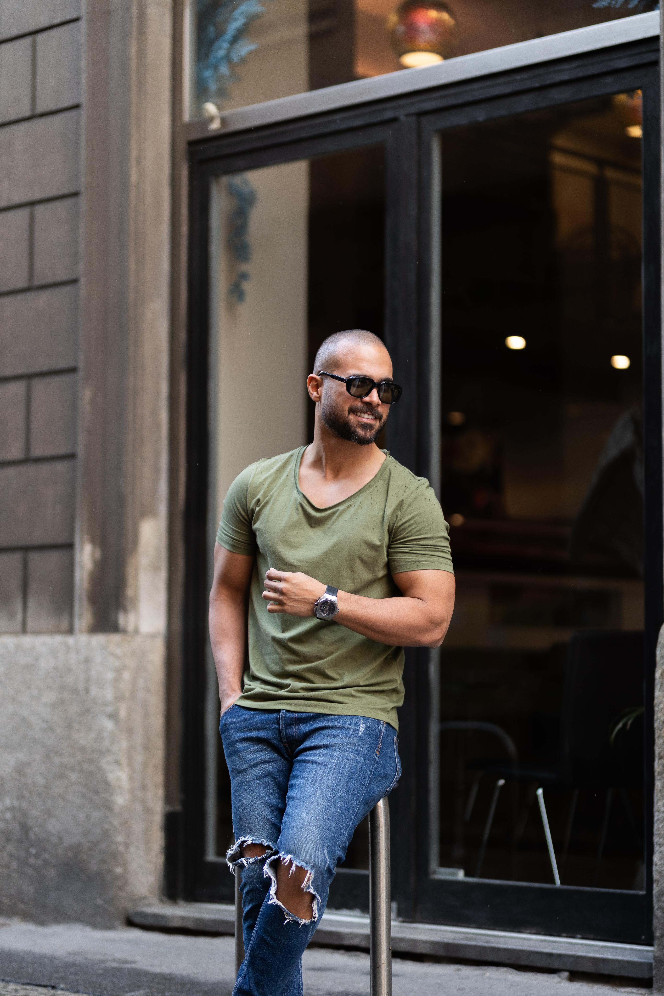 Basic Slim Fit T-shirt/8253