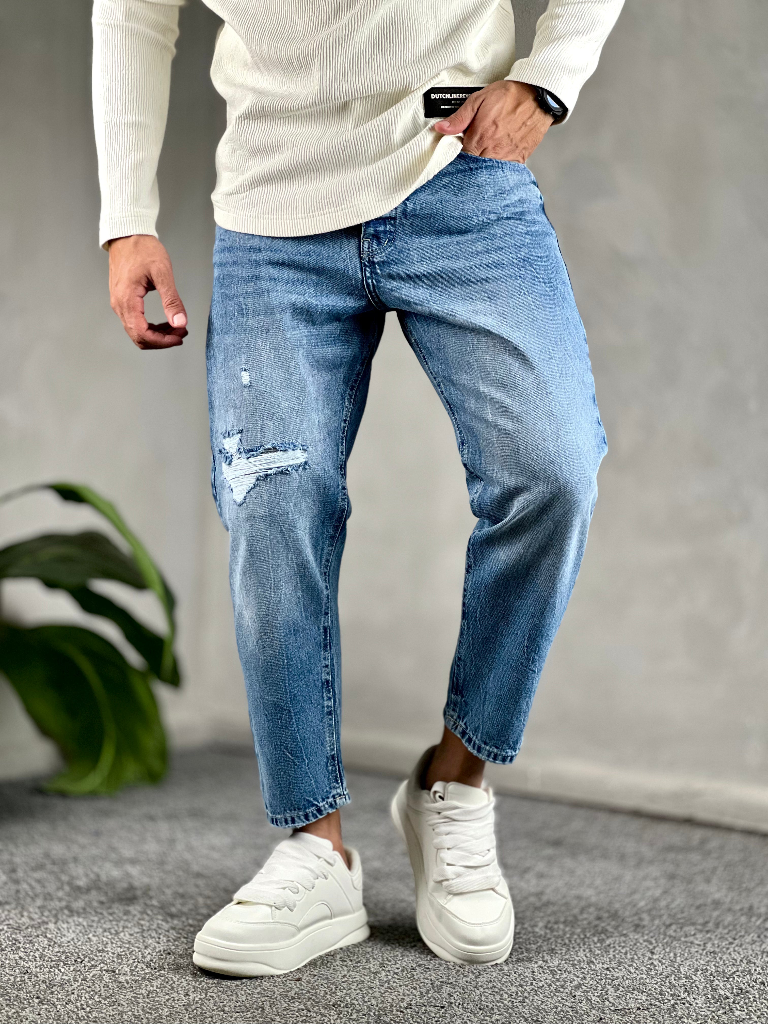 Cutting Boyfriend Denim/9001