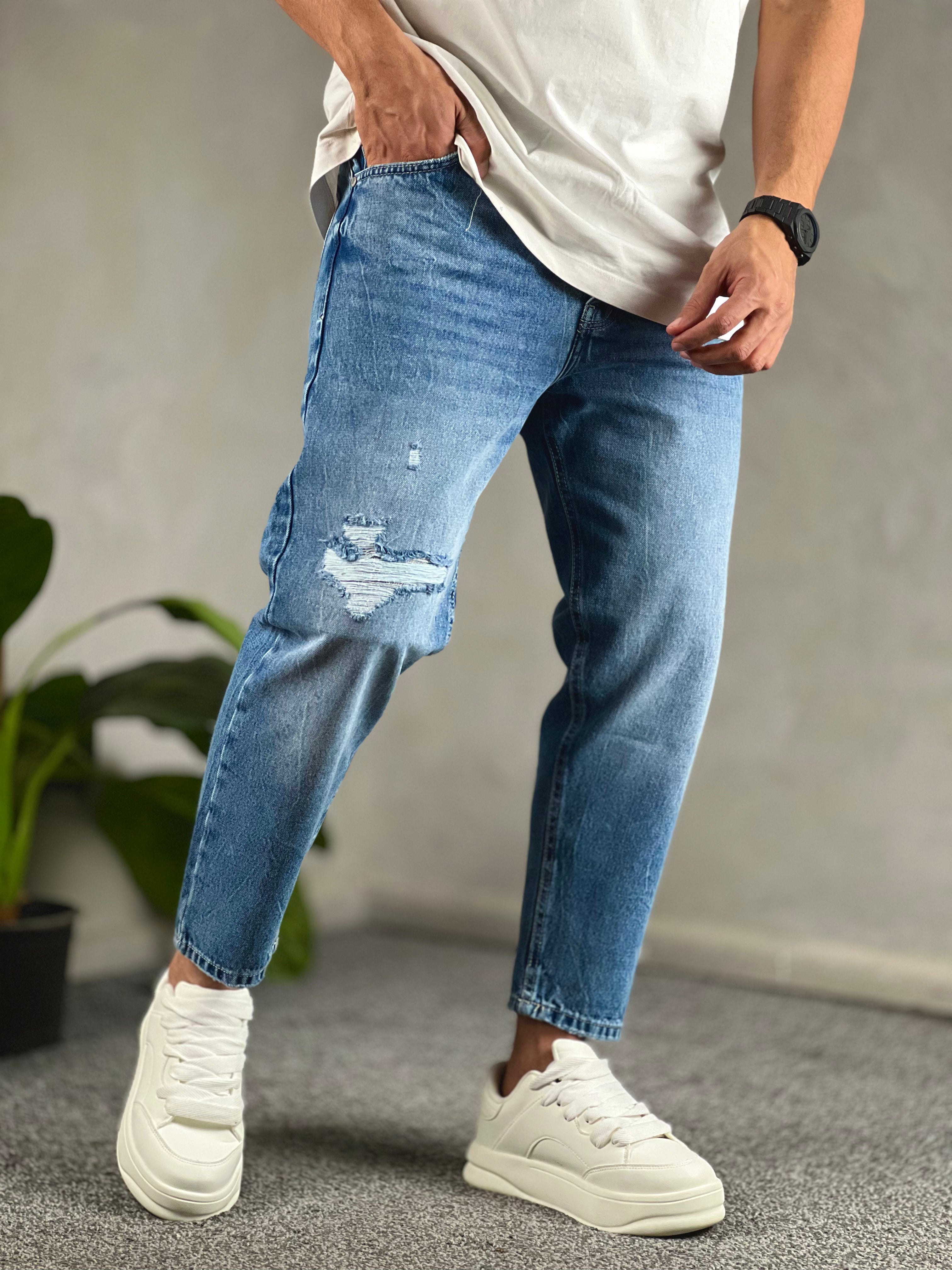 Cutting Boyfriend Denim/9001