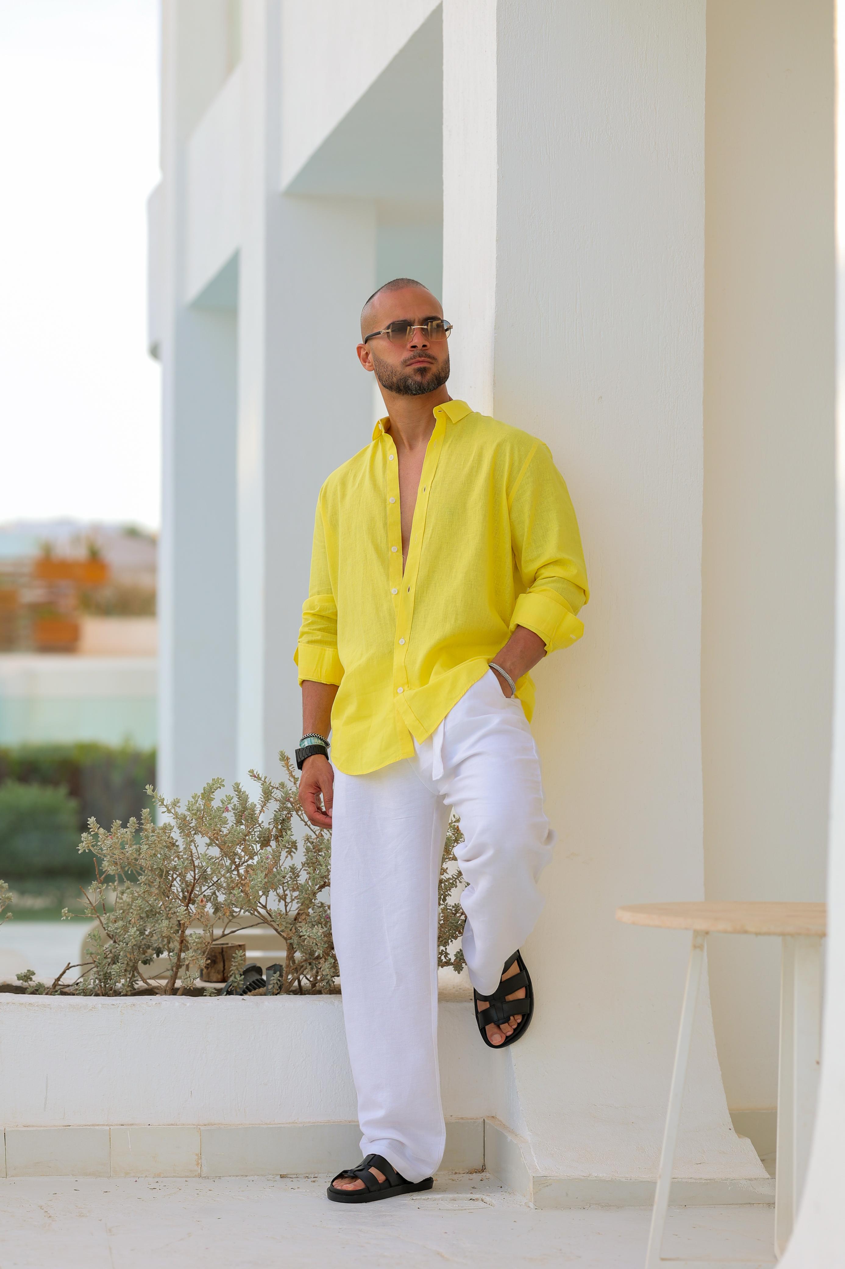 Basic Linen Shirt long sleeves/2303