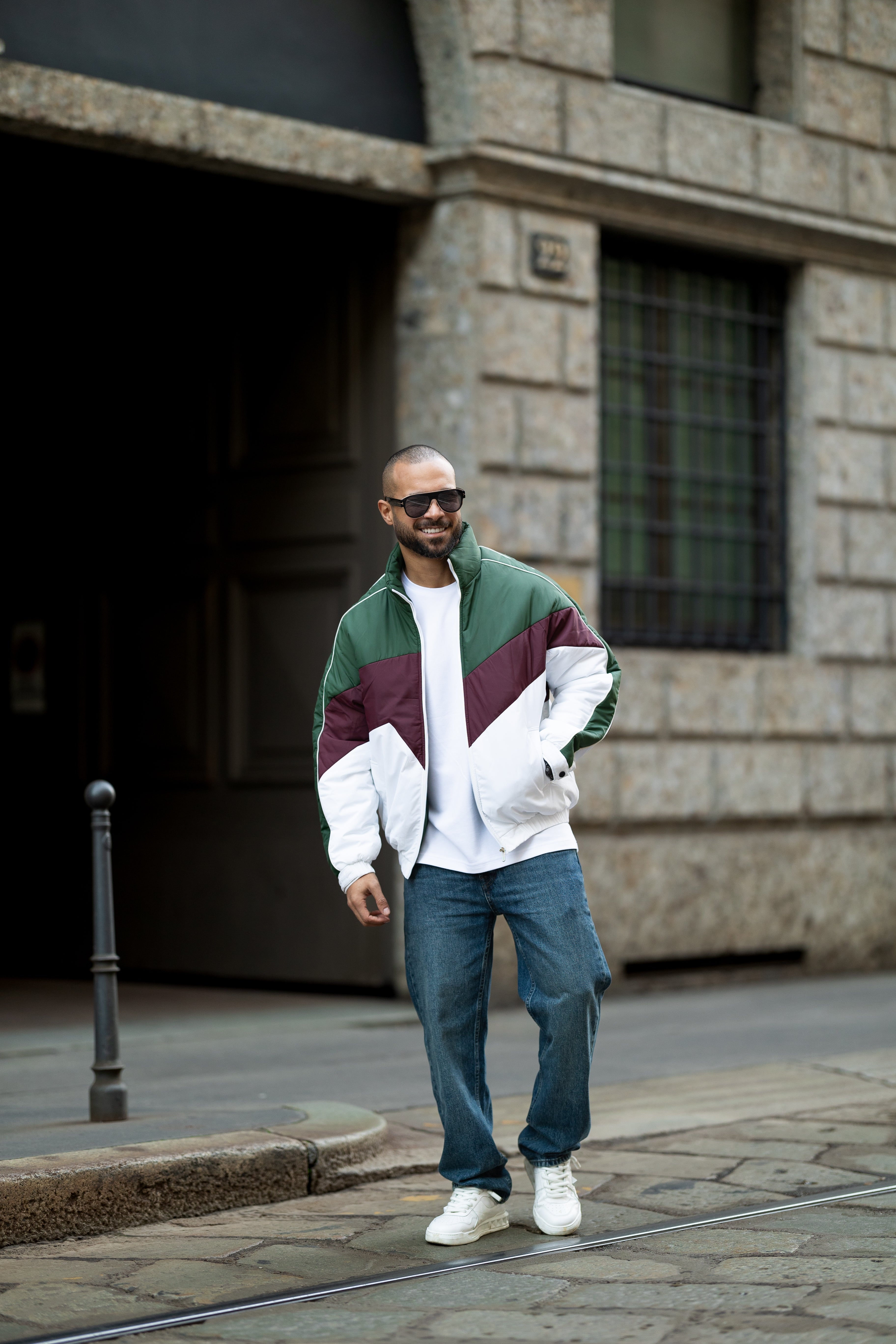 Mixed Color Puffer Jacket/3409