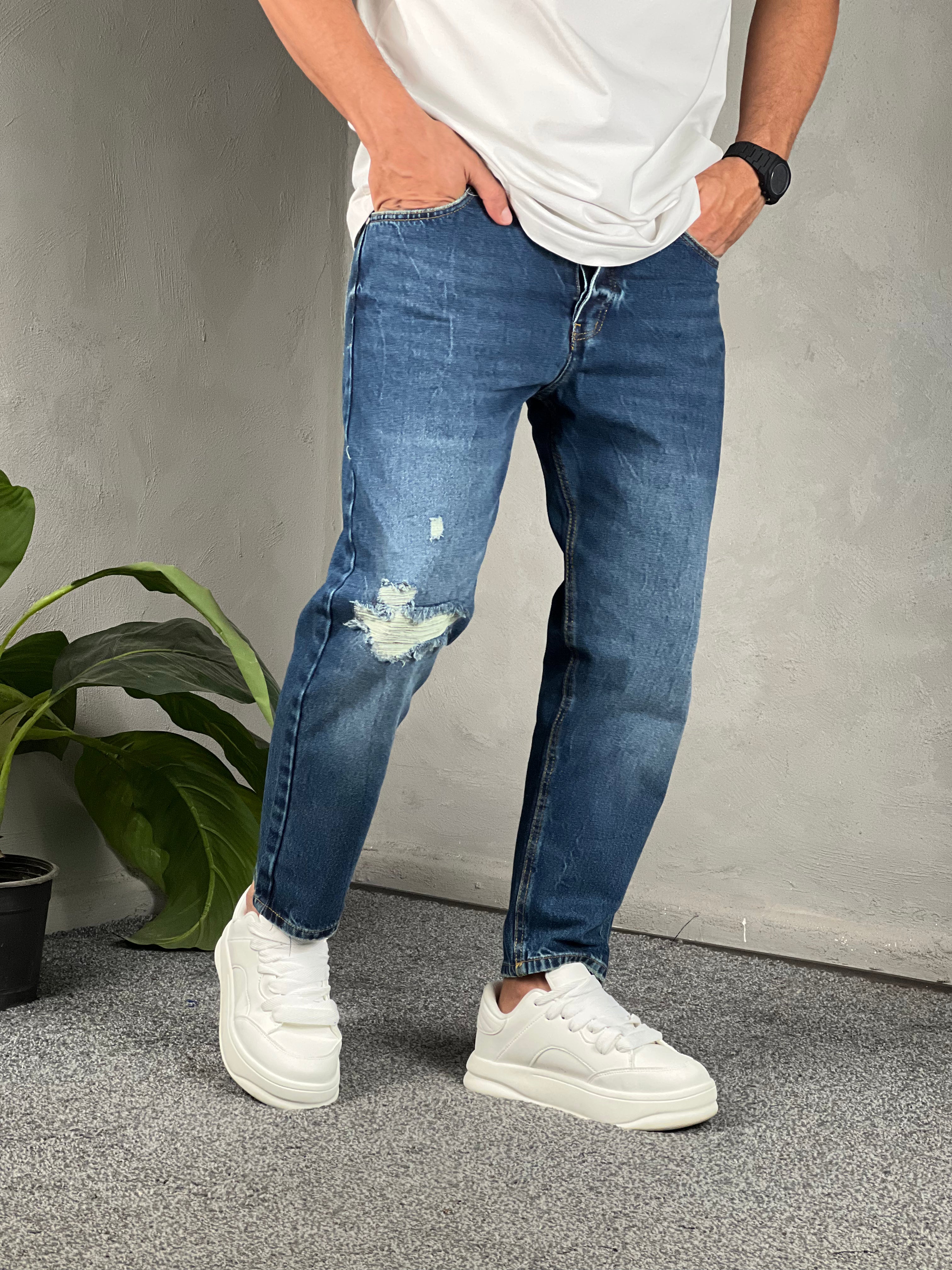 Cutting Boyfriend Denim/9001