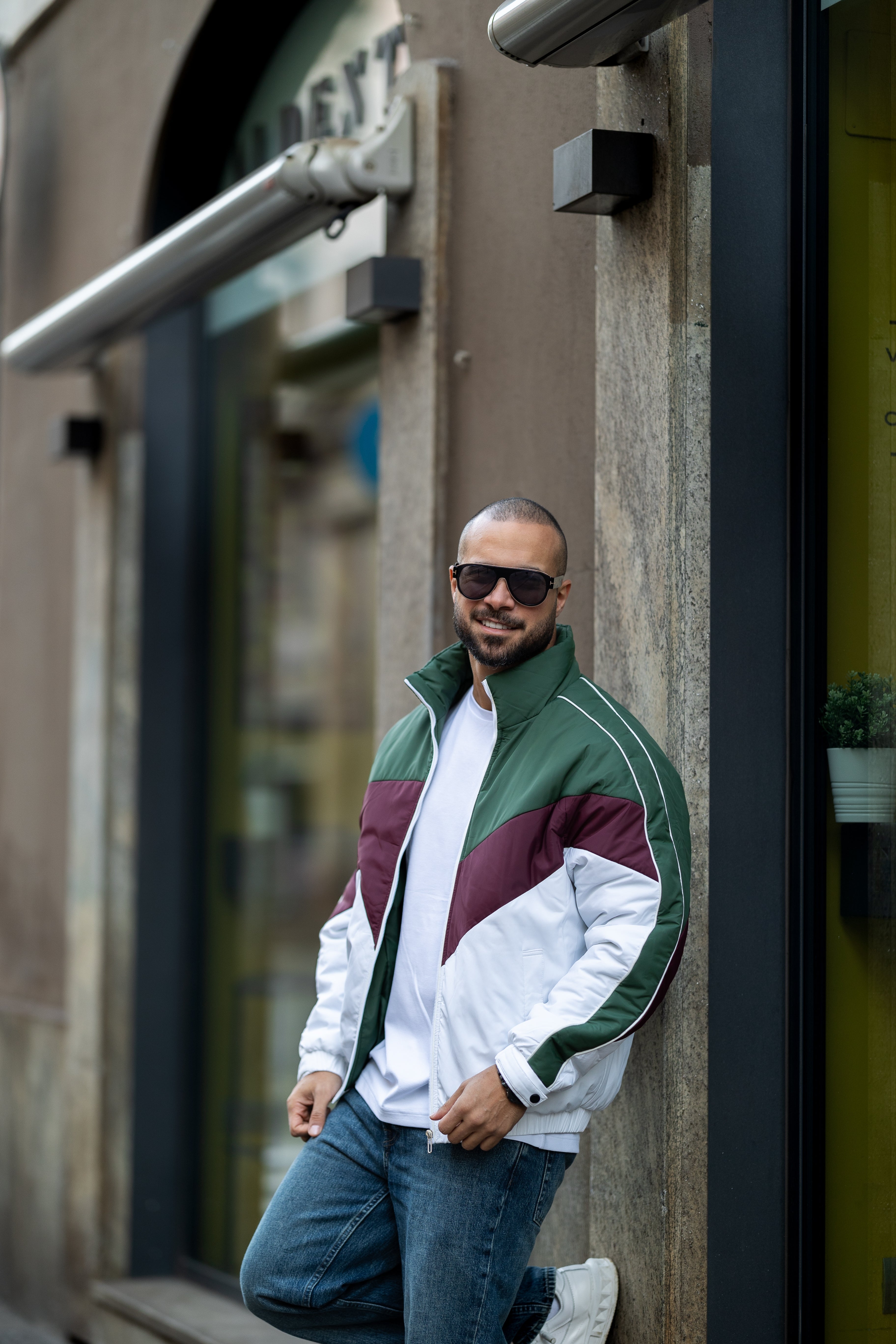 Mixed Color Puffer Jacket/3409