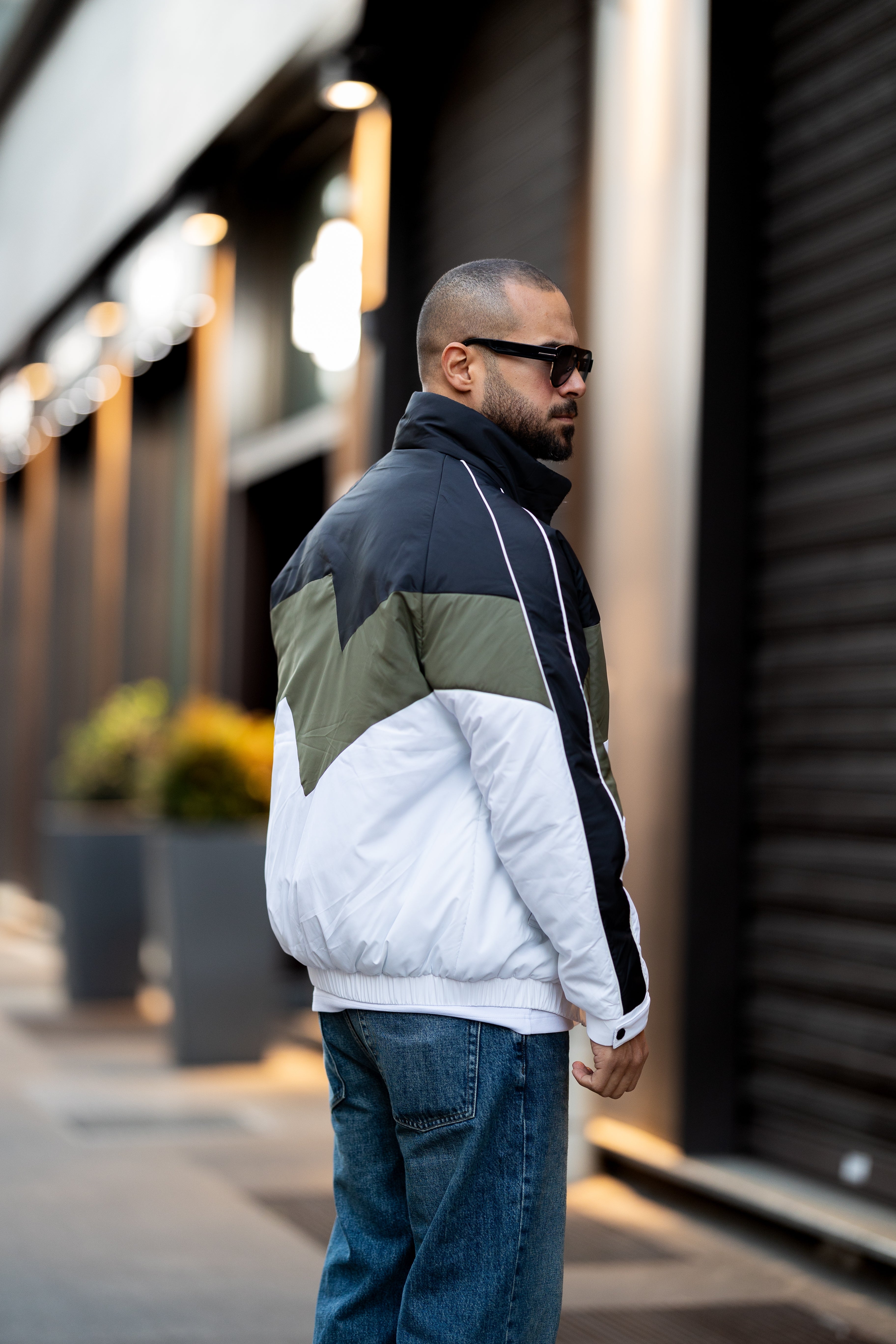 Mixed Color Puffer Jacket/3409