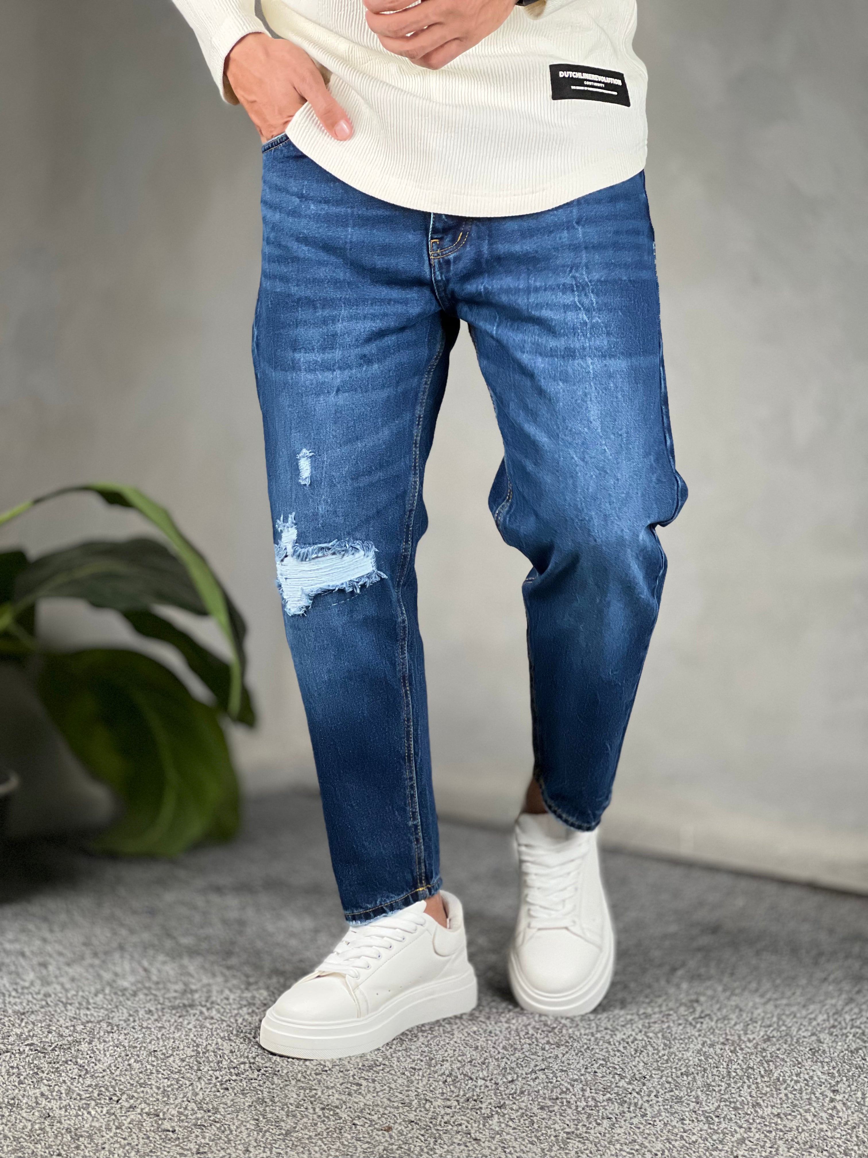 Cutting Boyfriend Denim/9001
