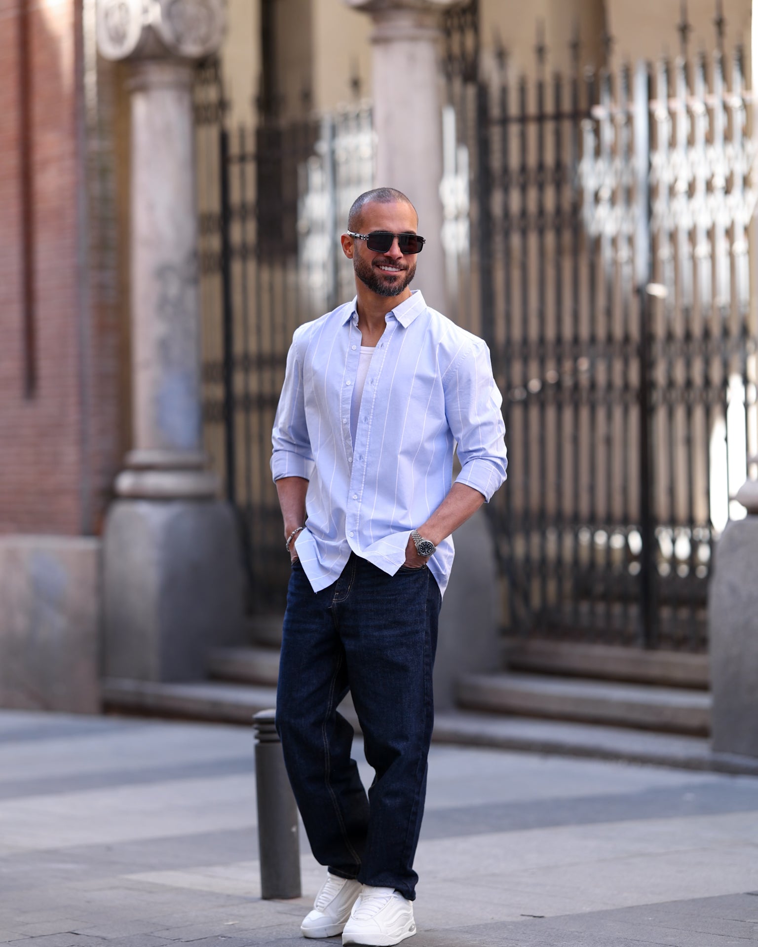 Stripped Regular Fit Shirt Long Sleeve/2338