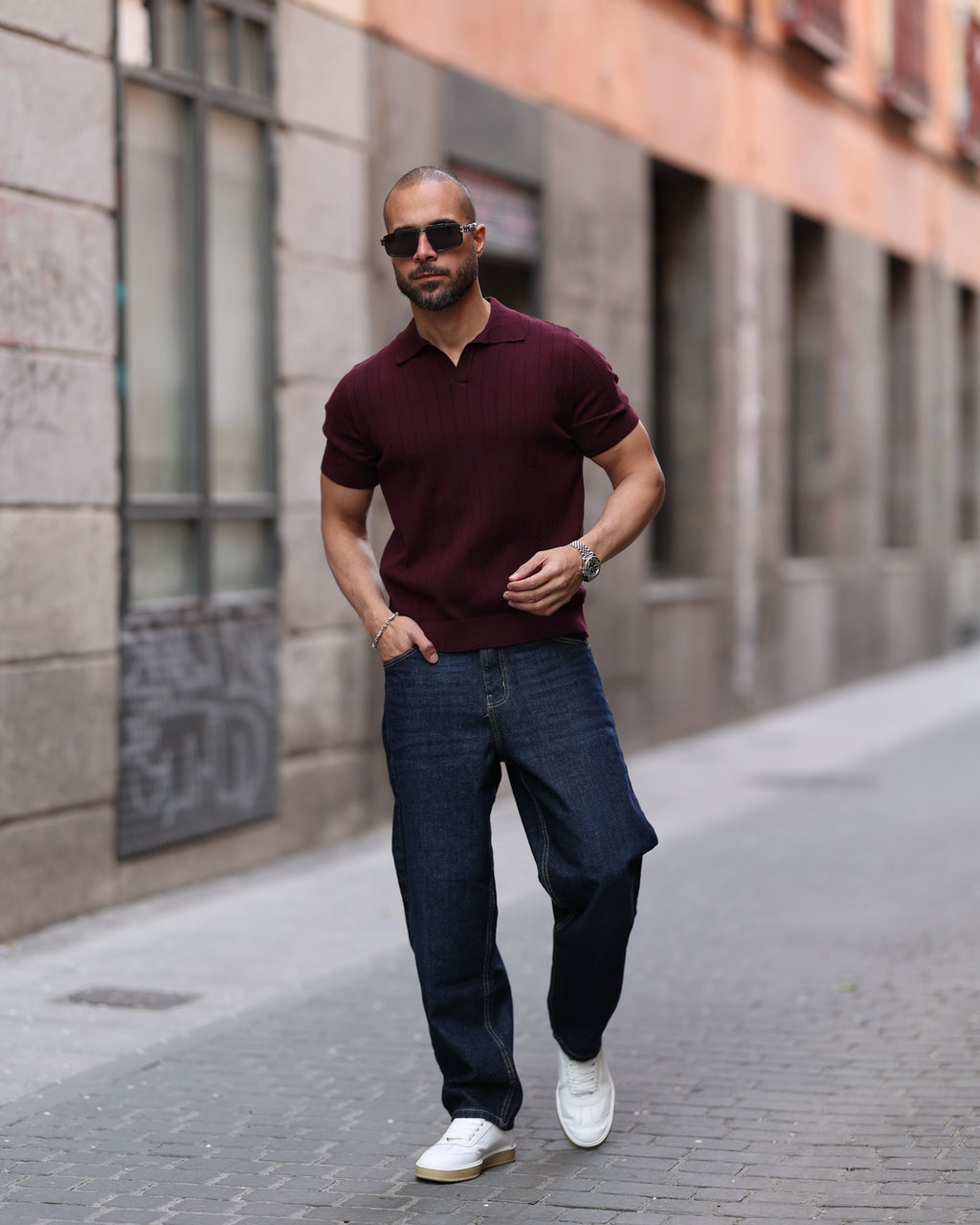 Regular Fit Basic knitwear Polo Shirt/5008