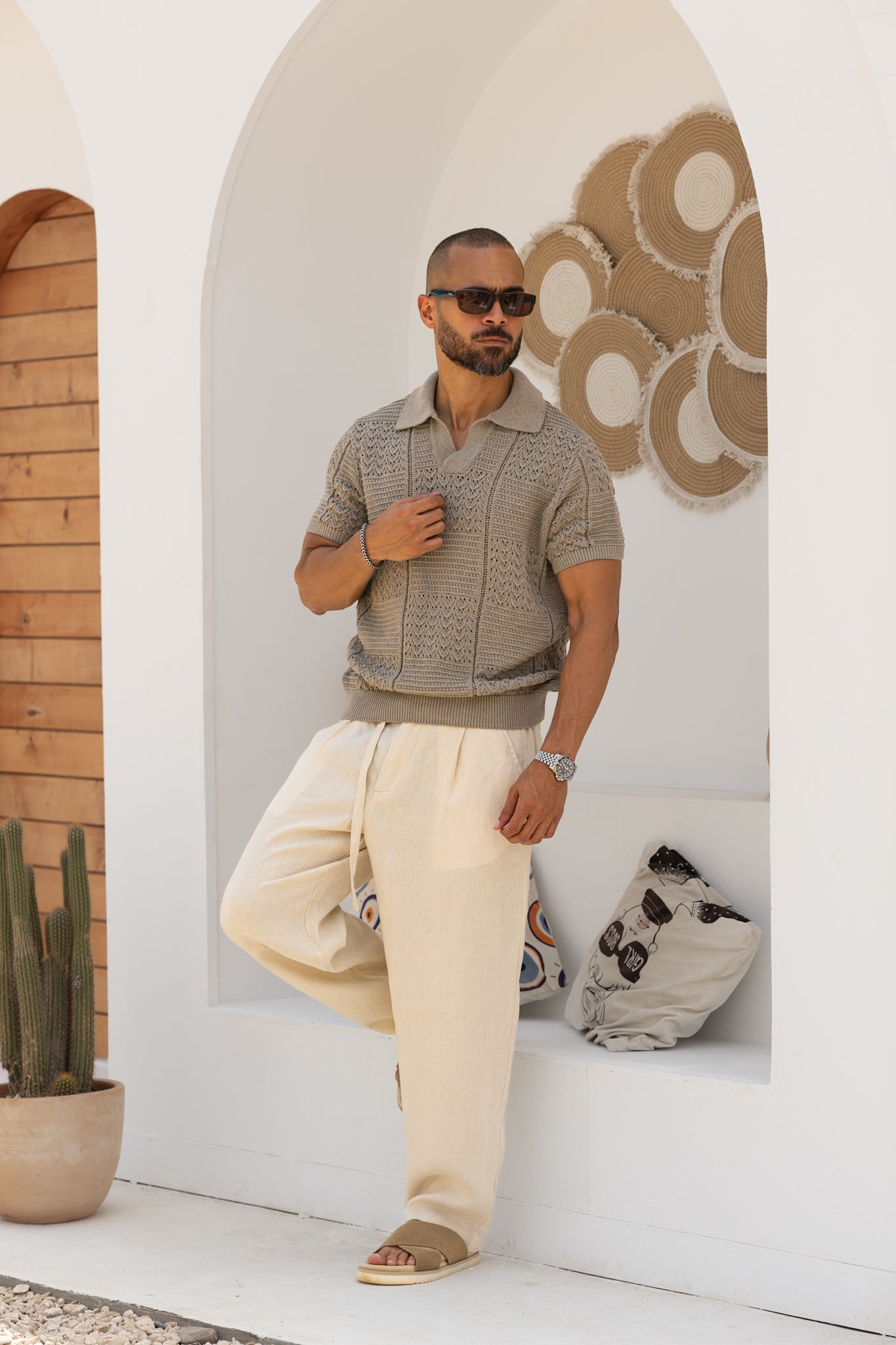 Box Fit Knitwear Polo shirt/5035