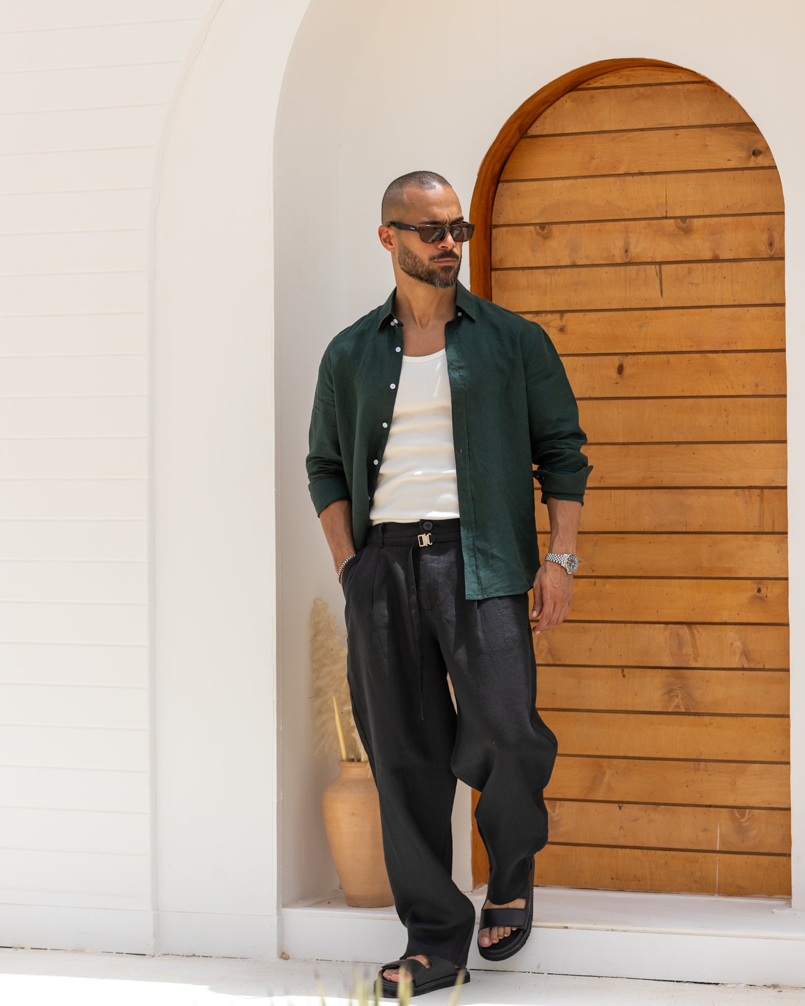 Relaxed Linen Shirt 2351