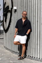Oversized Basic Shirt Short Sleeves/2320