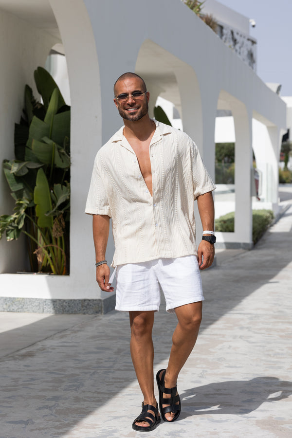 Basic Oversize Shirt Short Sleeves/2316