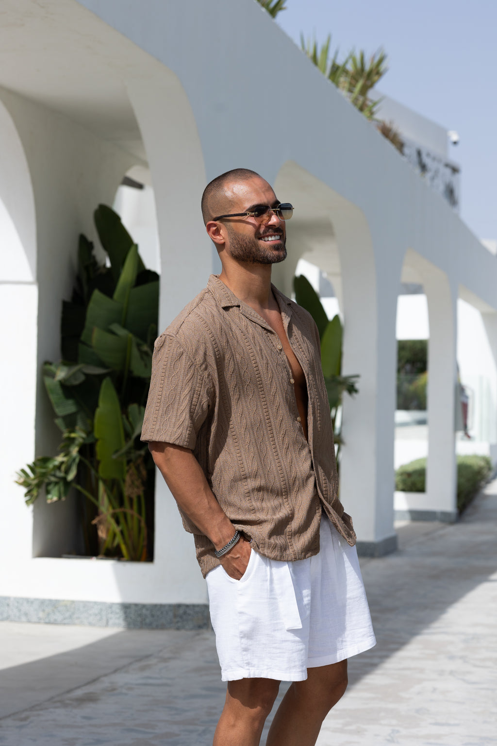 Basic Oversize Shirt Short Sleeves/2316