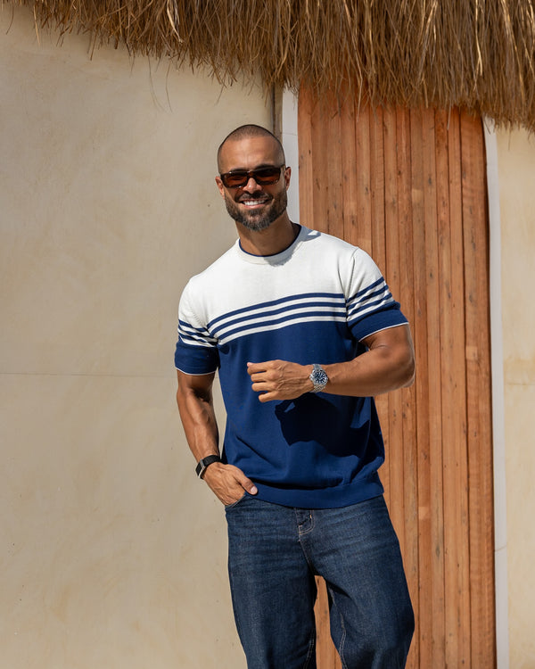 Knitwear Stripped Slim Fit shirt 5041