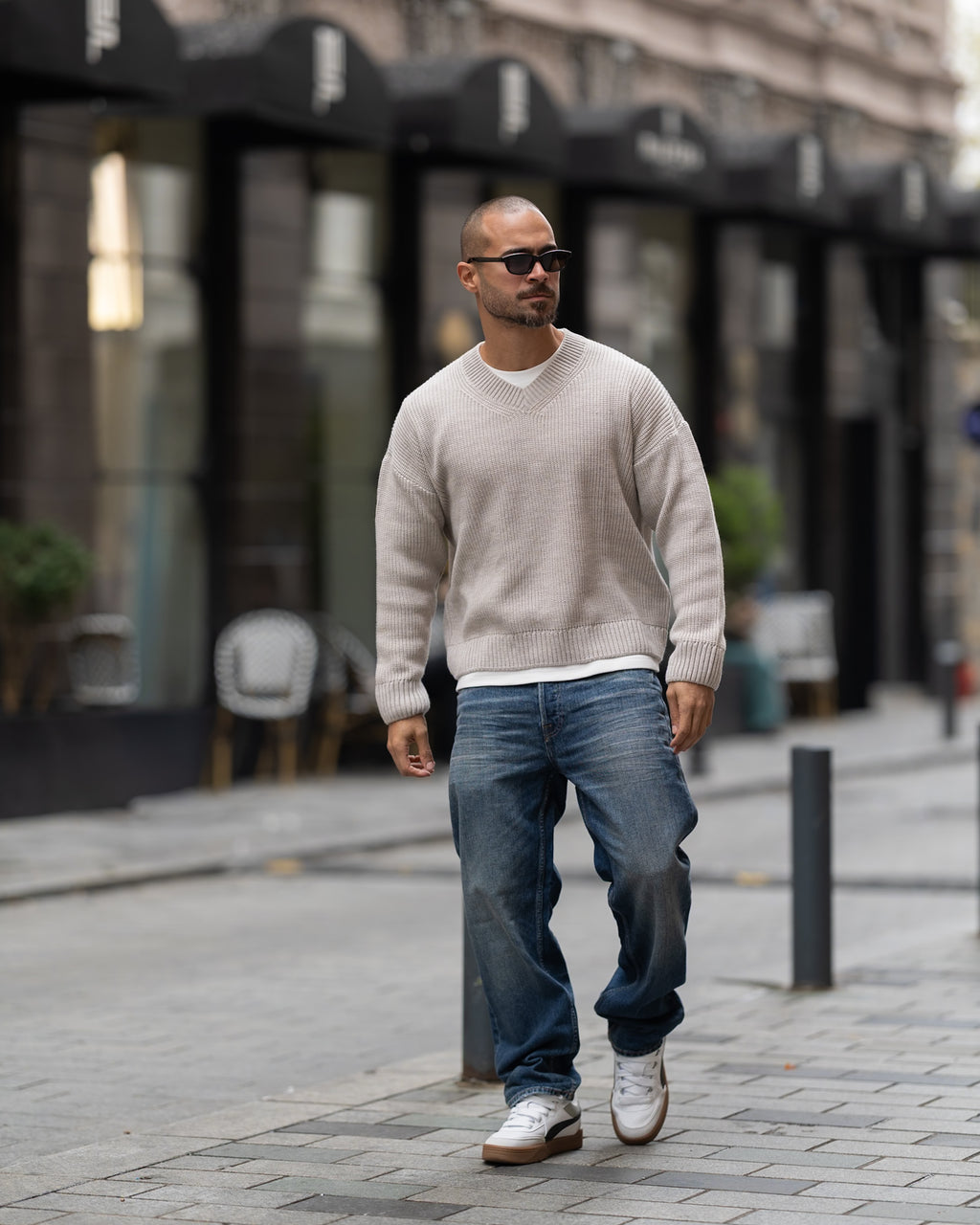 Classic V-Neck Knit/5049