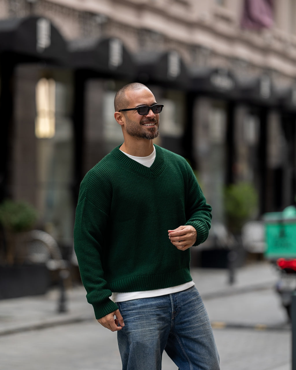 Classic V-Neck Knit/5049