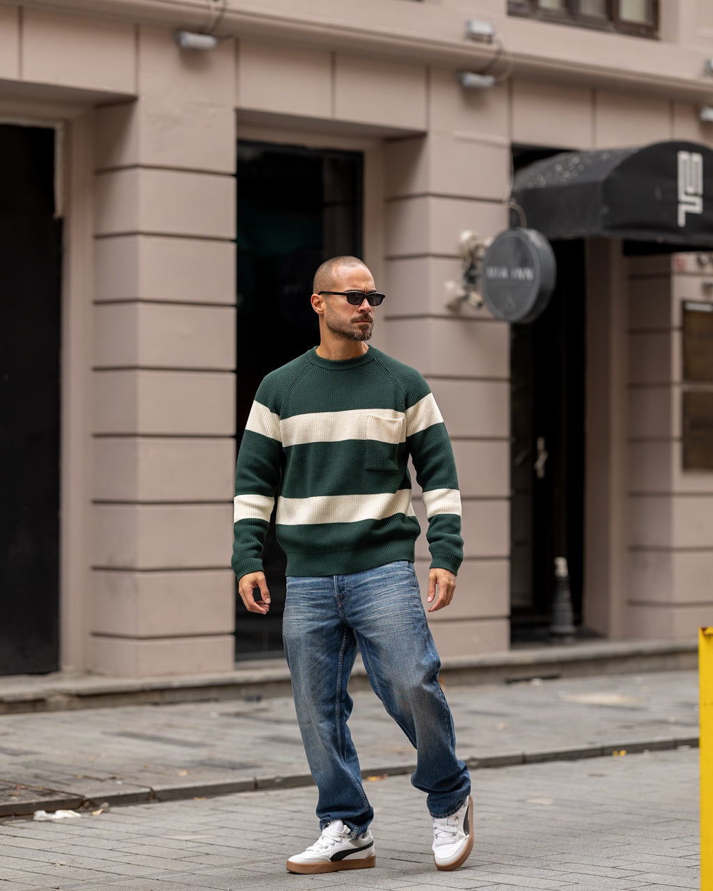 DL Stripe Knit/5050