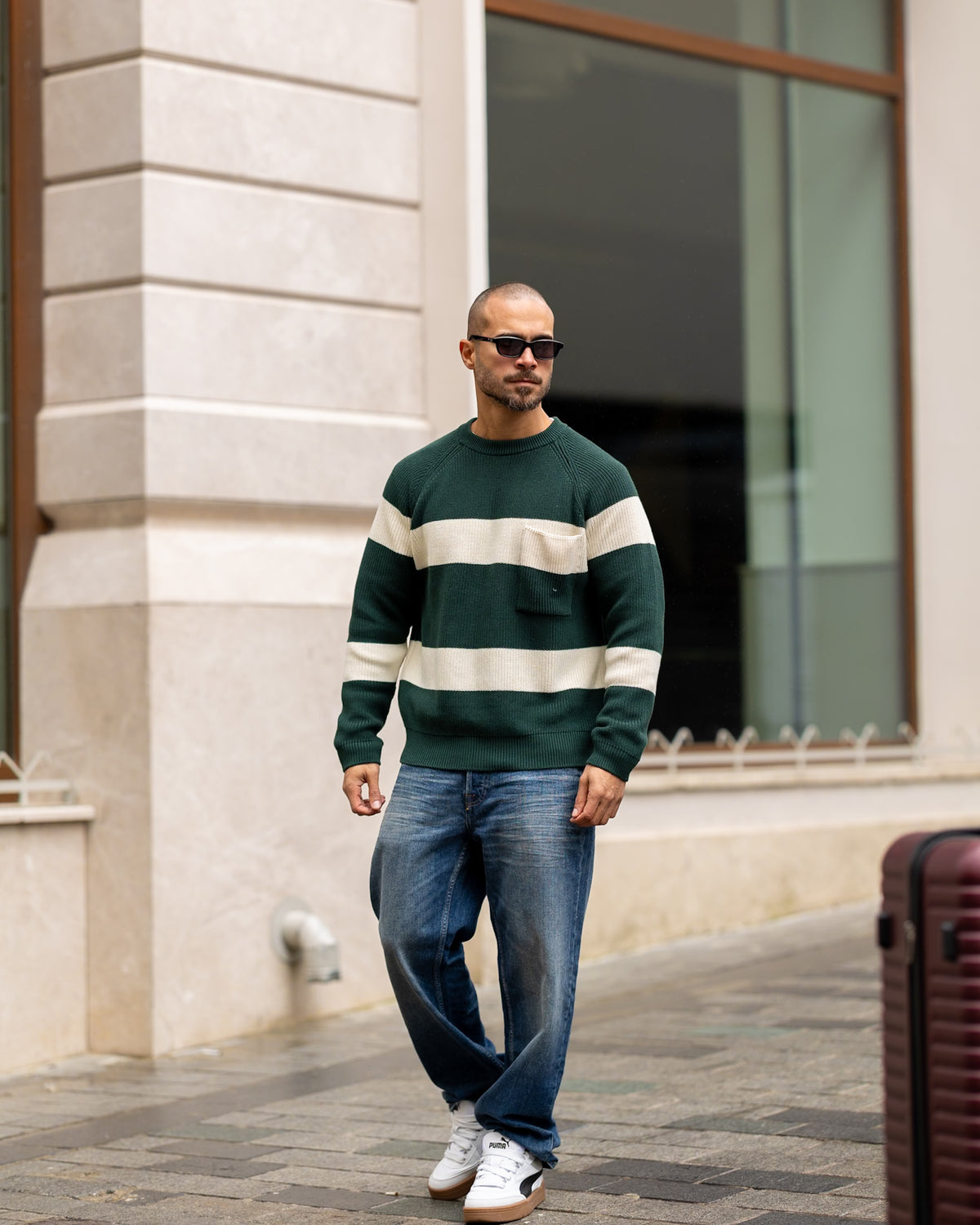 DL Stripe Knit/5050