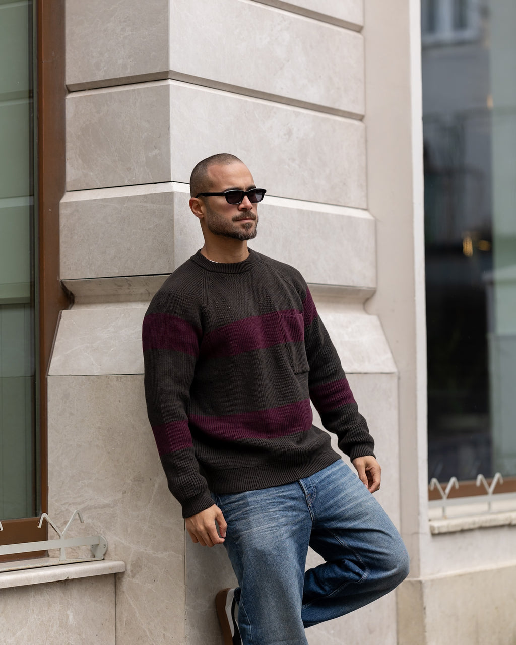 DL Stripe Knit/5050