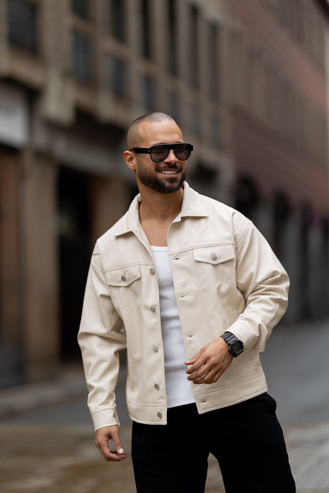 Basic Leather Jacket/3417