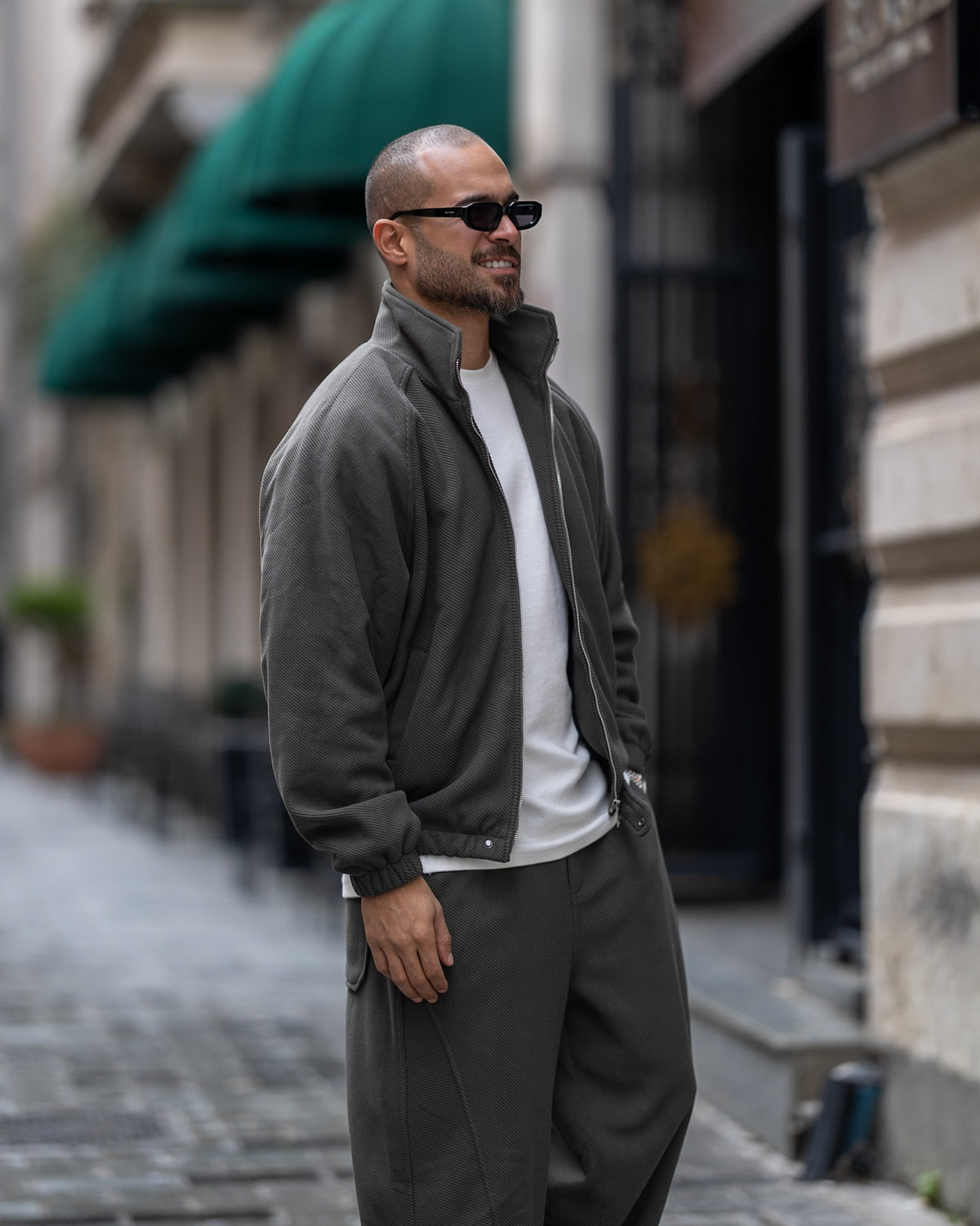 High Neck Zip Jacket/ 4350