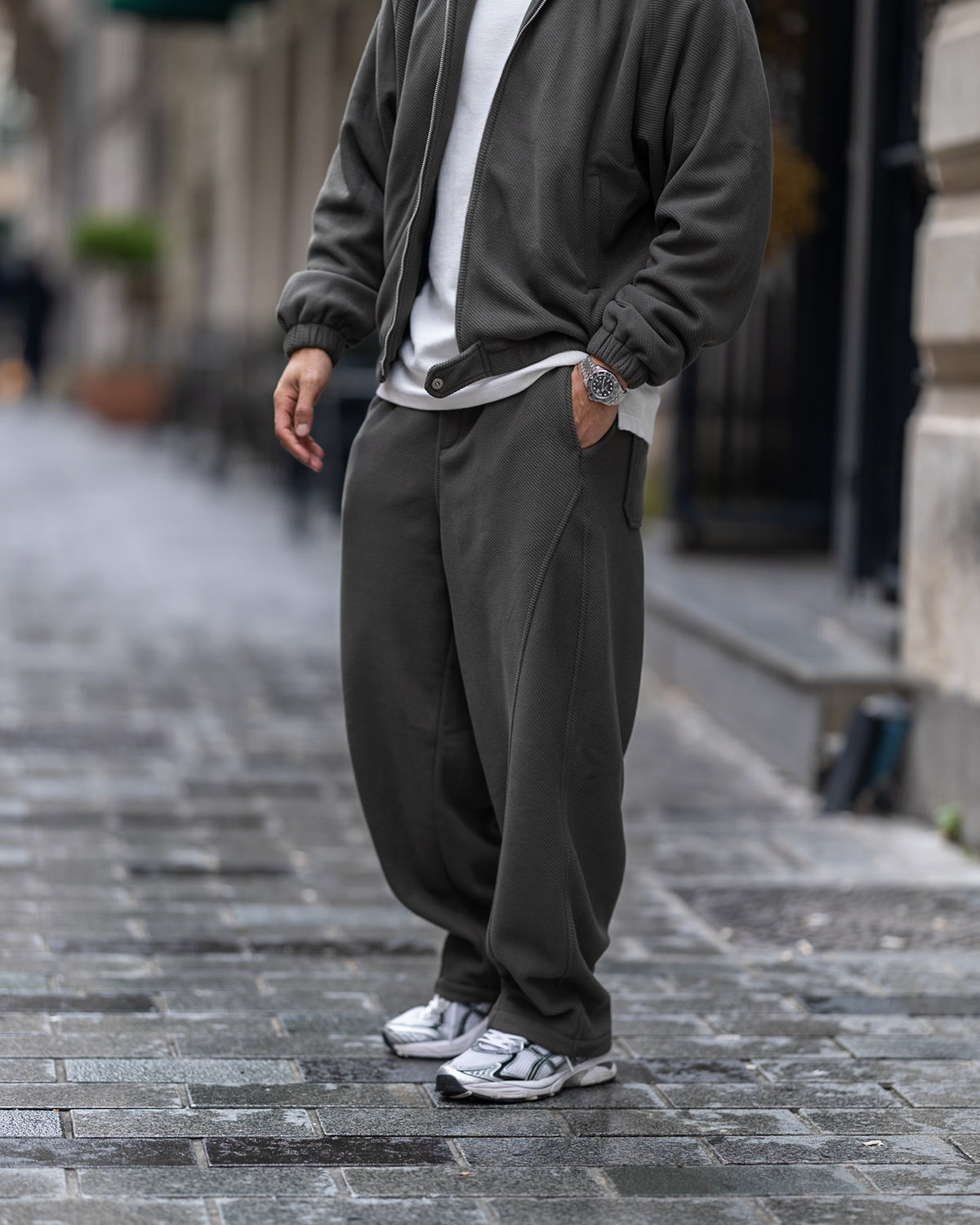 Relaxed Rib Sweatpants / 3262