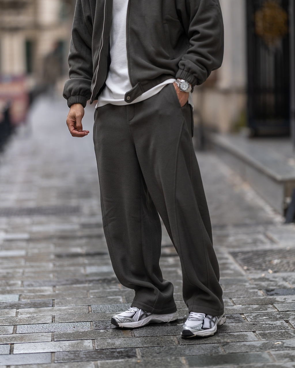 Relaxed Rib Sweatpants / 3262