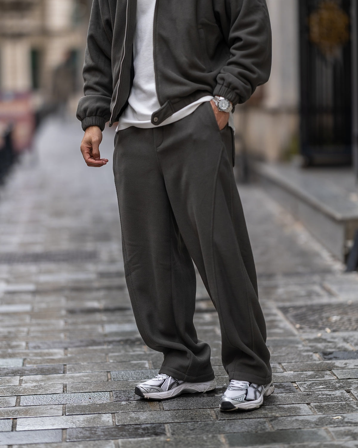 Relaxed Rib Sweatpants / 3262
