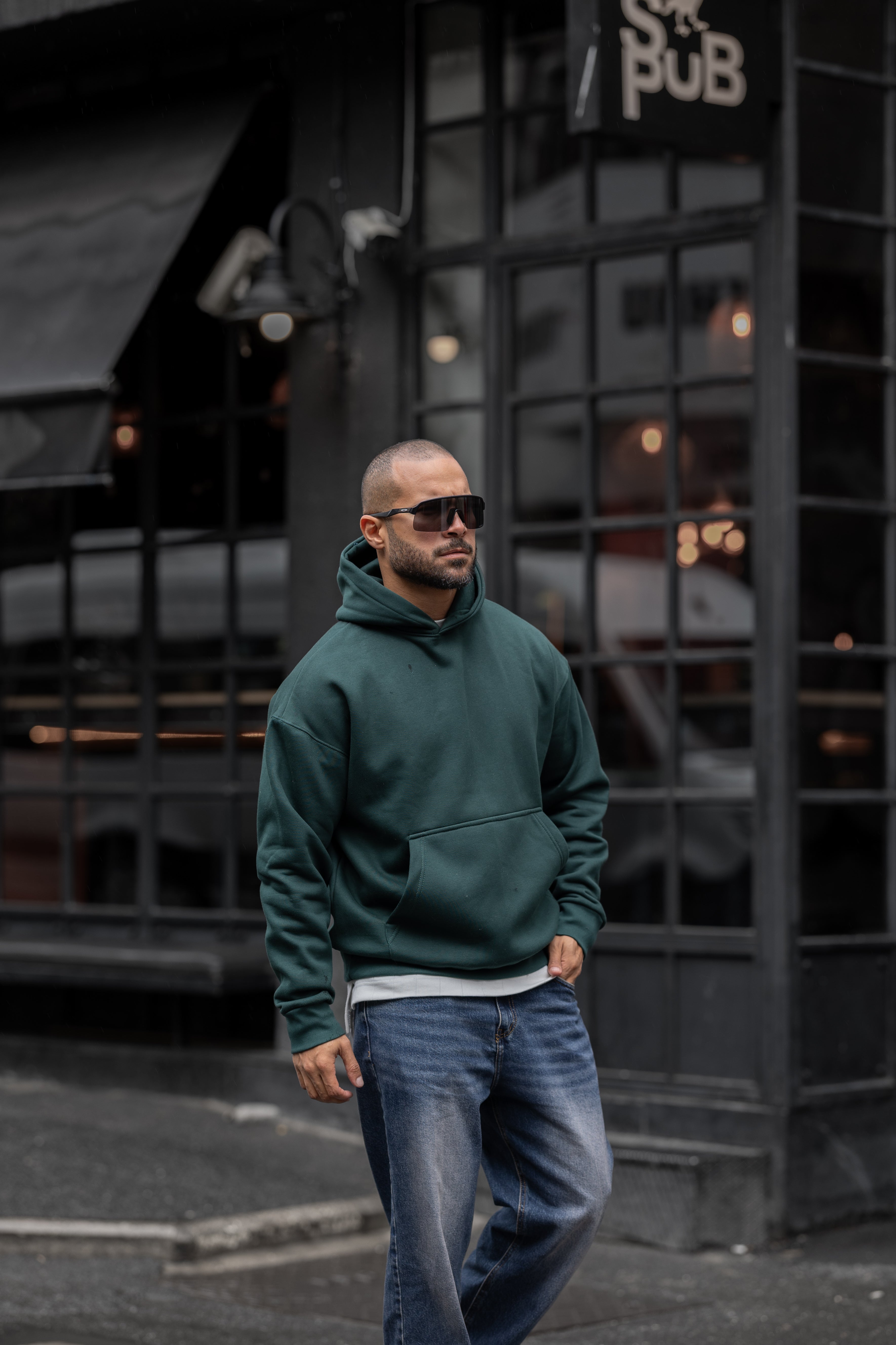 Basic Relaxed Fit Hoodie/4552