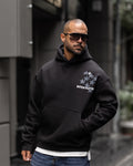 Relaxed Fit Printed Hoodie/4554