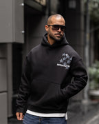 Relaxed Fit Printed Hoodie/4554