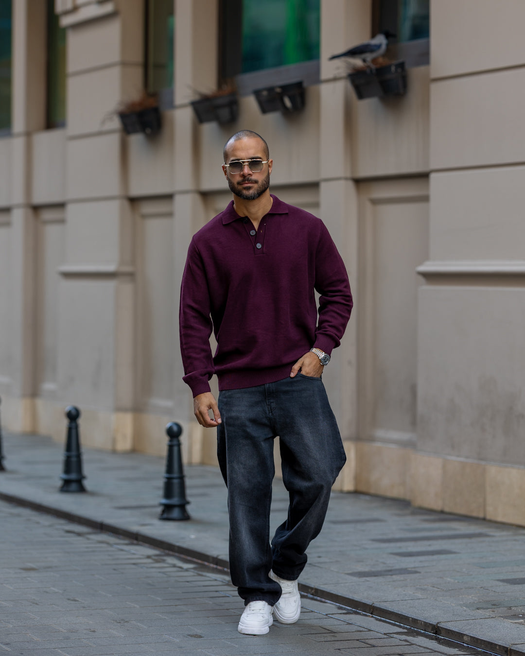 Basic Regular Fit Knitwear Polo Shirt/5020