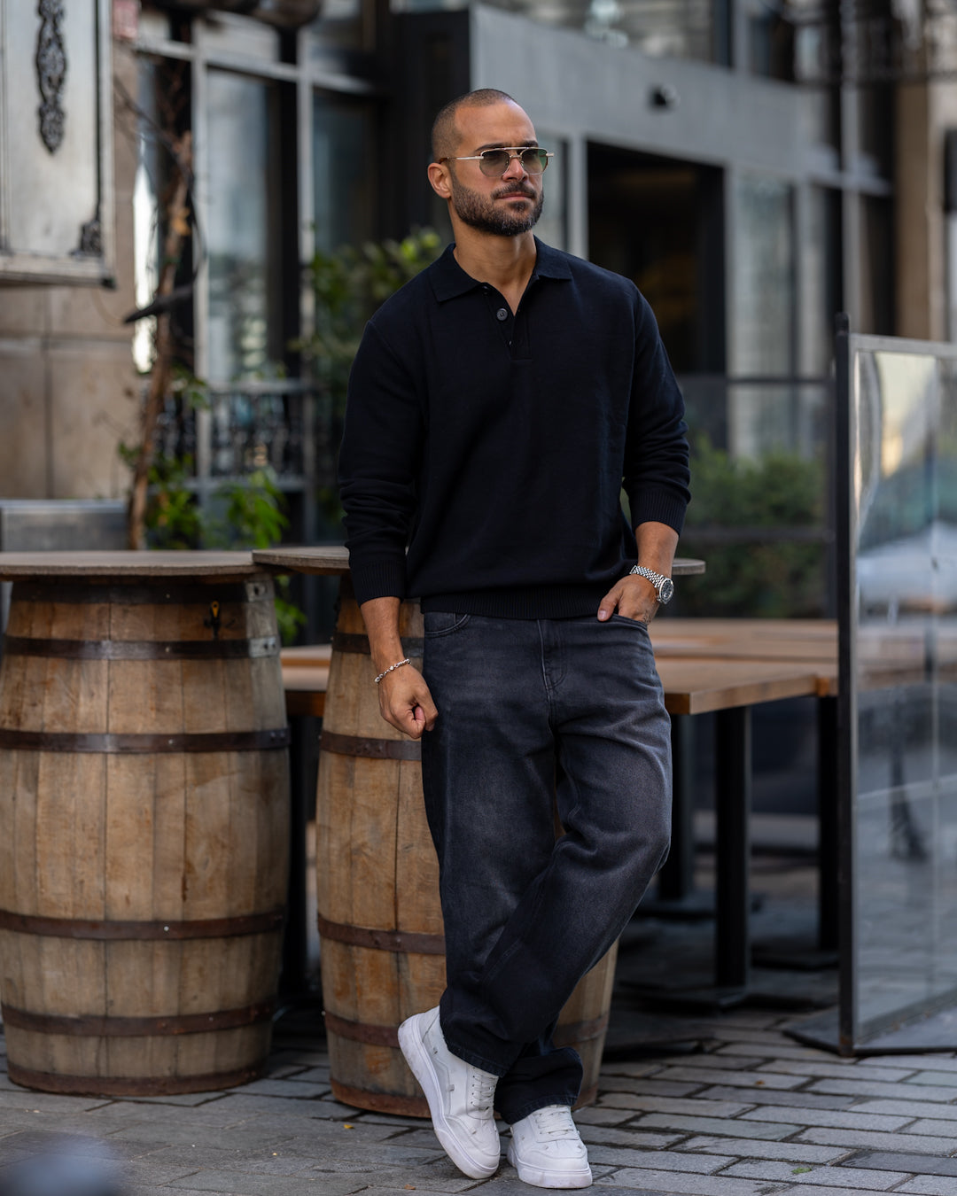 Basic Regular Fit Knitwear Polo Shirt/5020