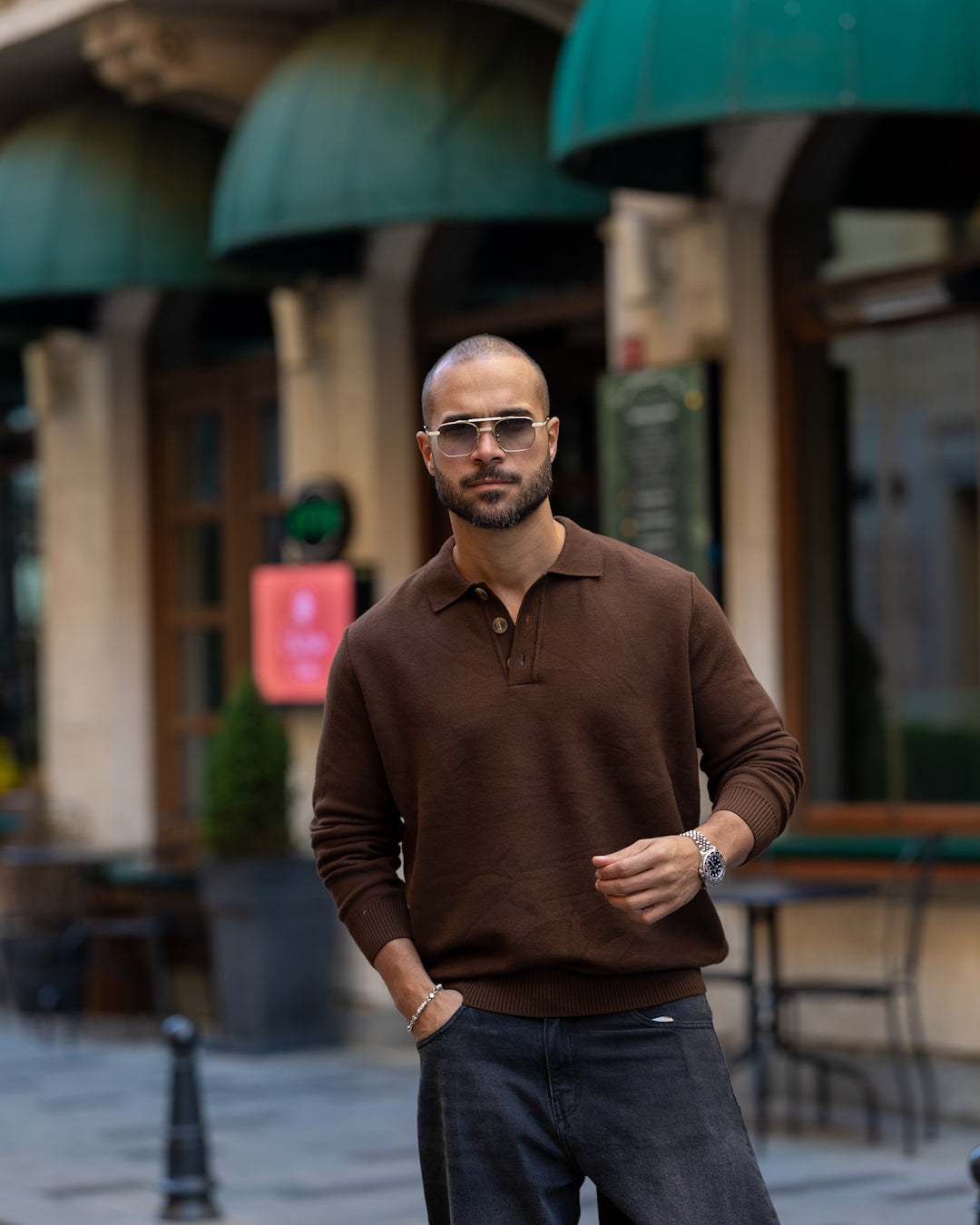 Basic Regular Fit Knitwear Polo Shirt/5020