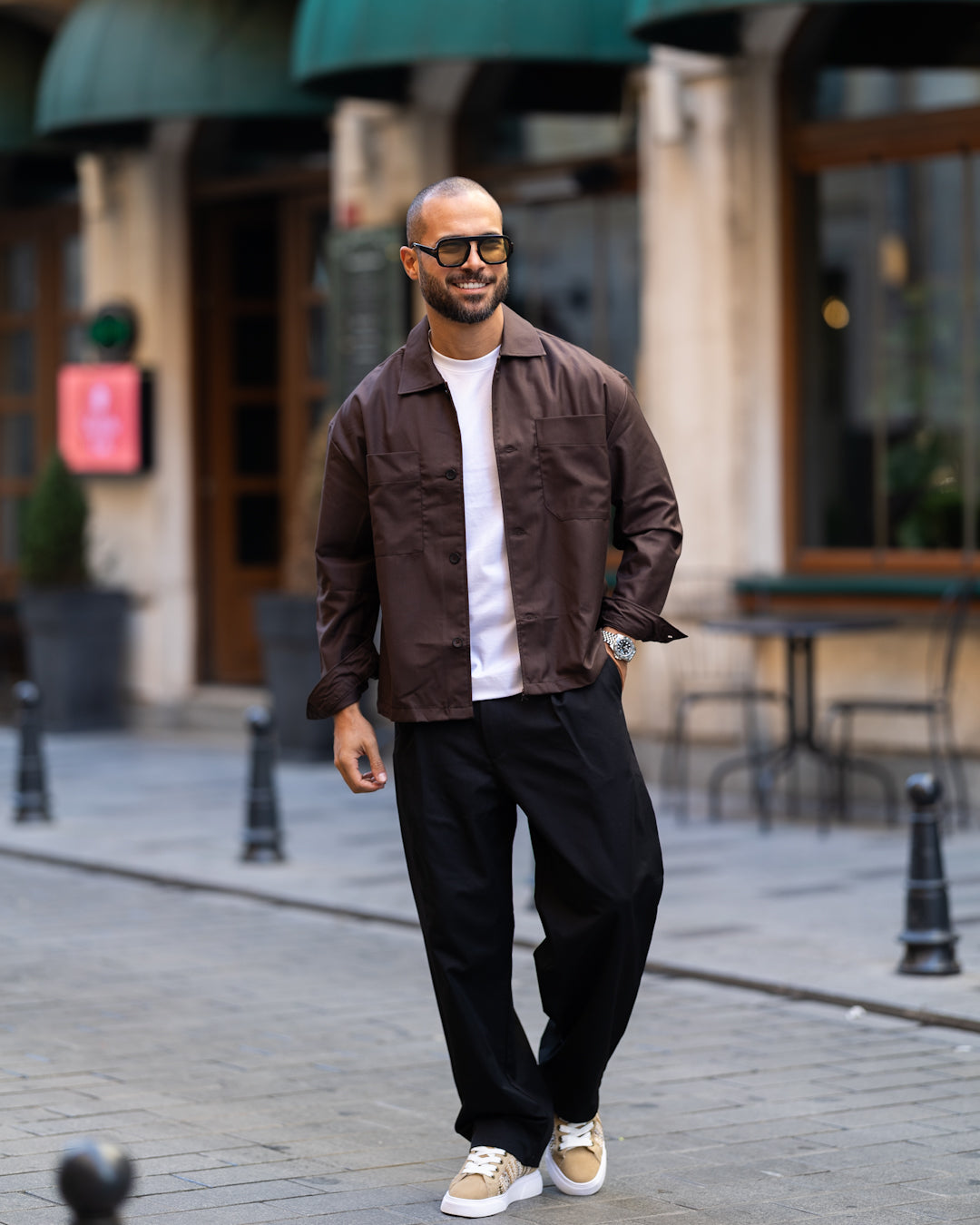 Oversized Basic Shirt Long Sleeves/2315