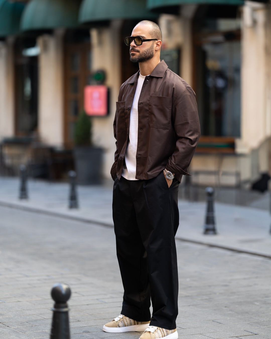 Oversized Basic Shirt Long Sleeves/2315