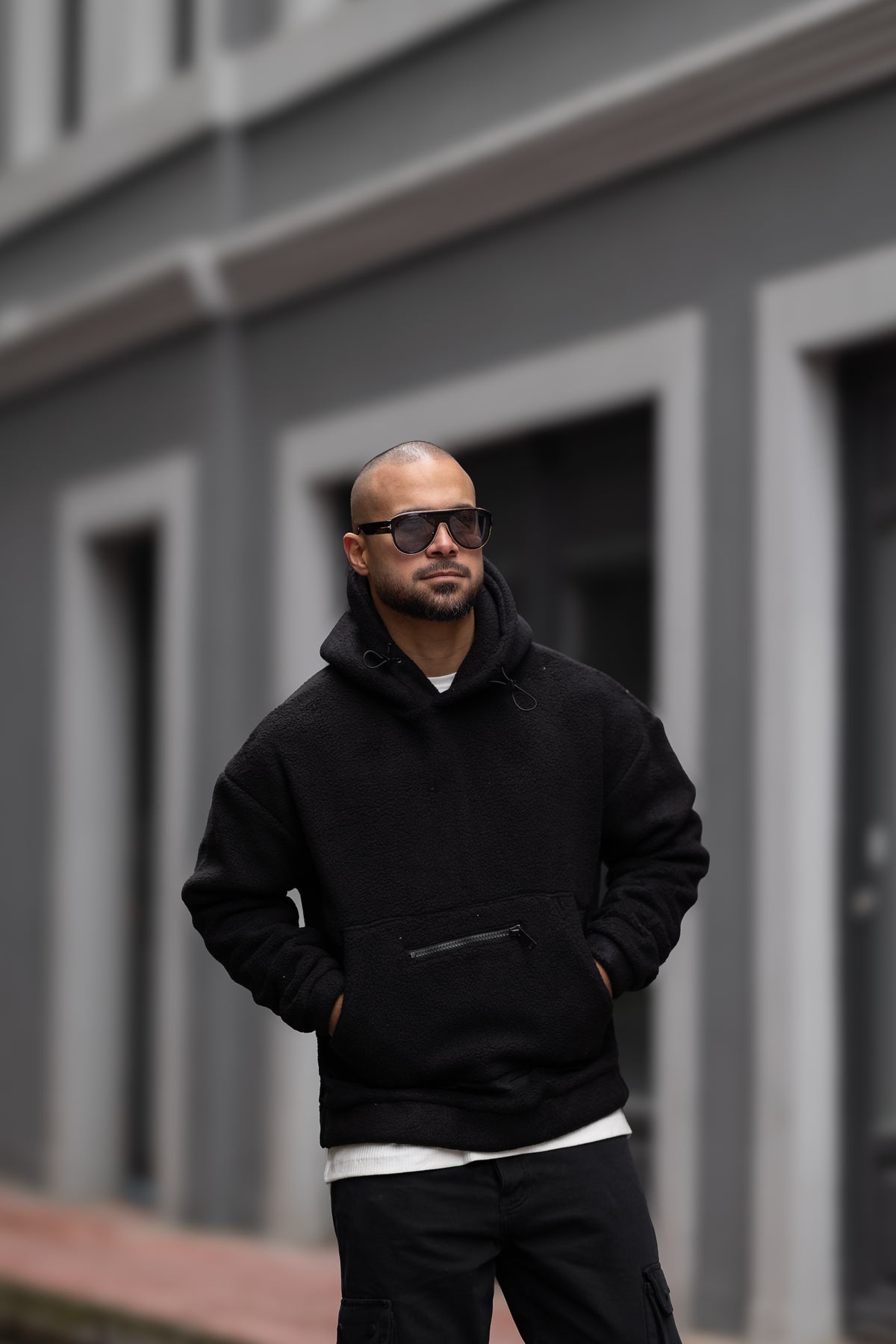 Basic Oversized Wool Hoodie/4501