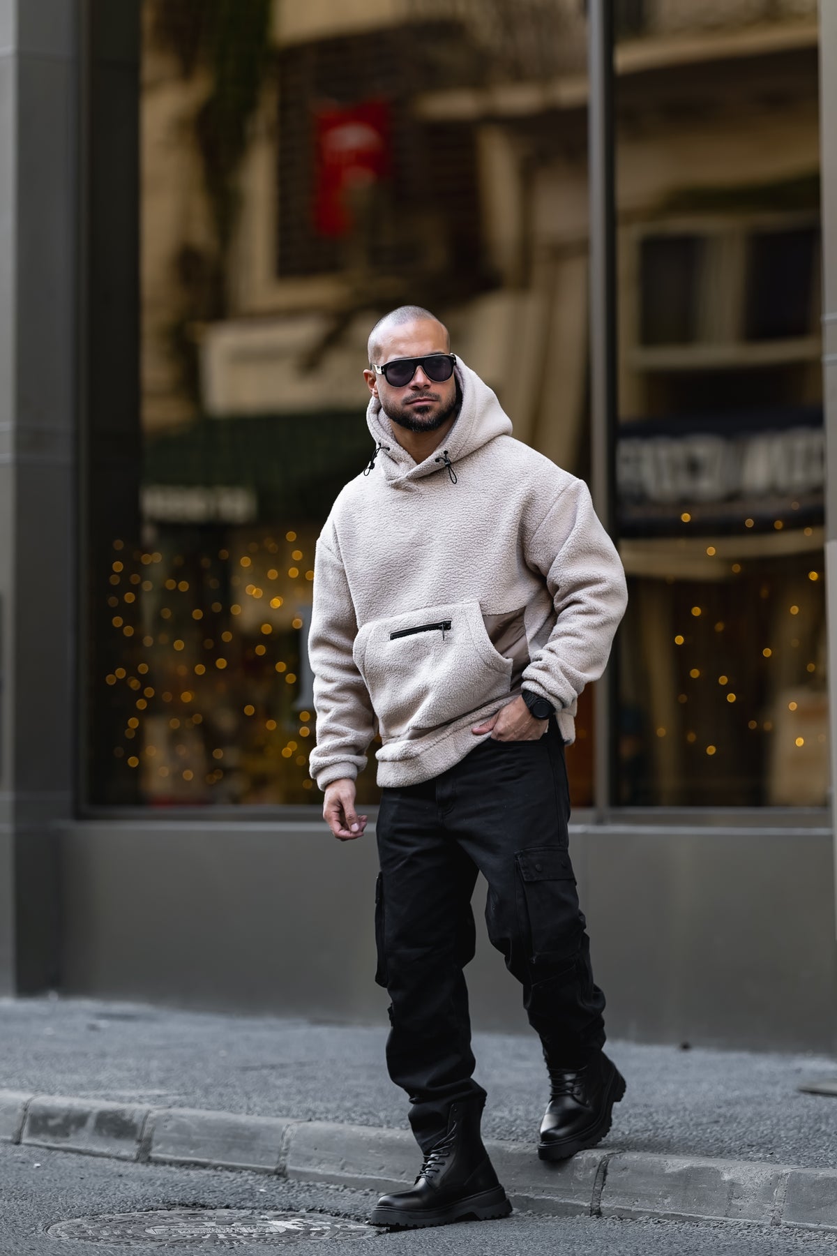 Basic Oversized Wool Hoodie/4501