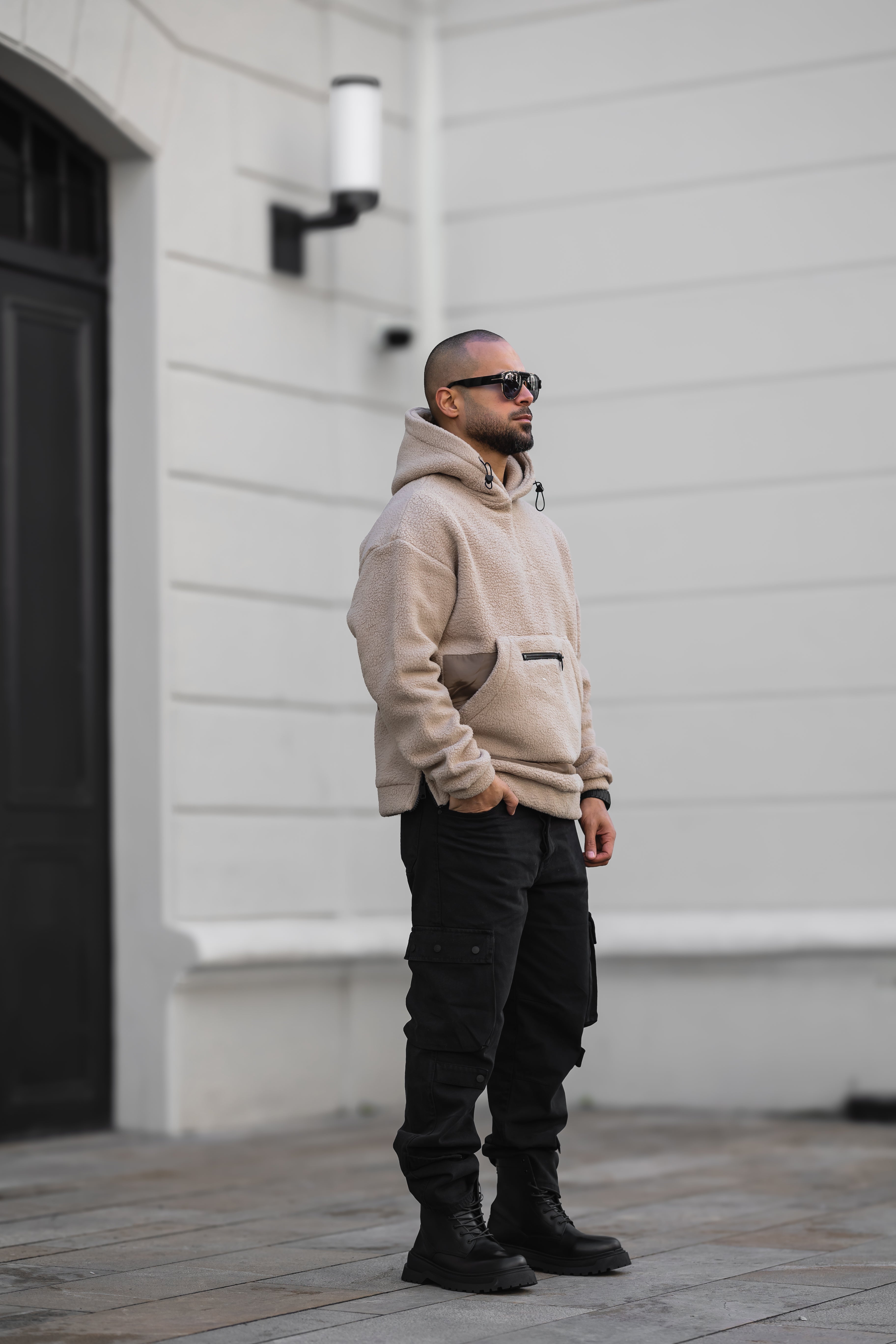 Basic Oversized Wool Hoodie/4501