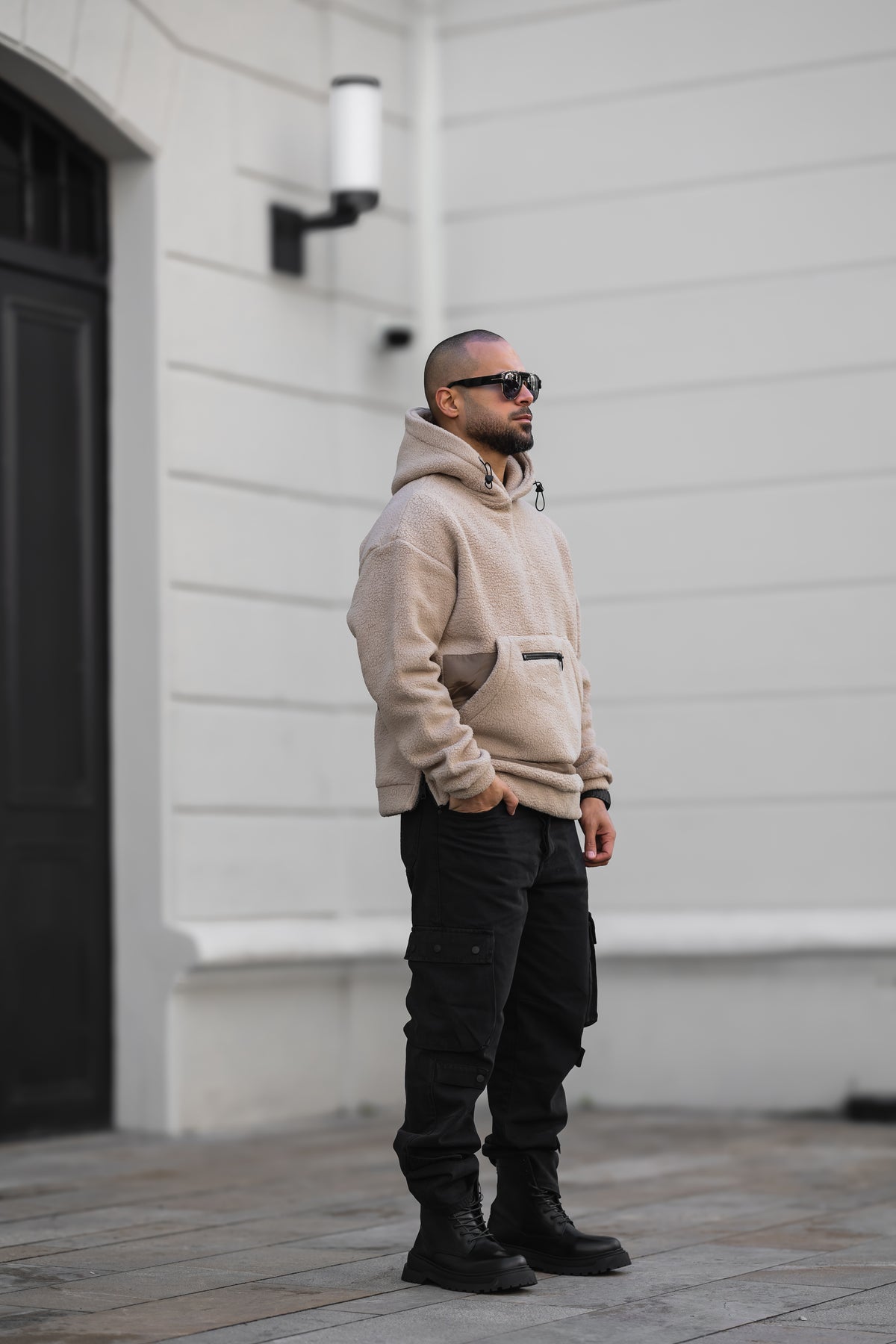 Basic Oversized Wool Hoodie/4501
