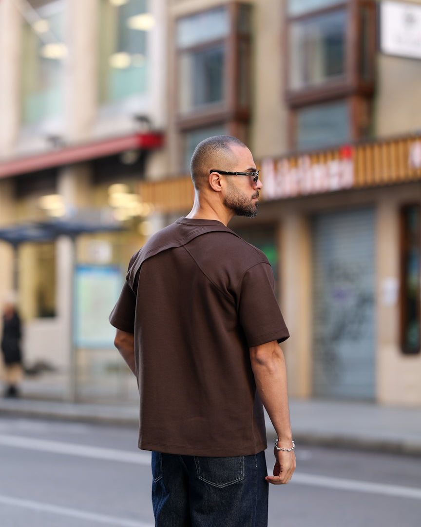 Basic Regular Fit T-shirt With Double Pockets/3370