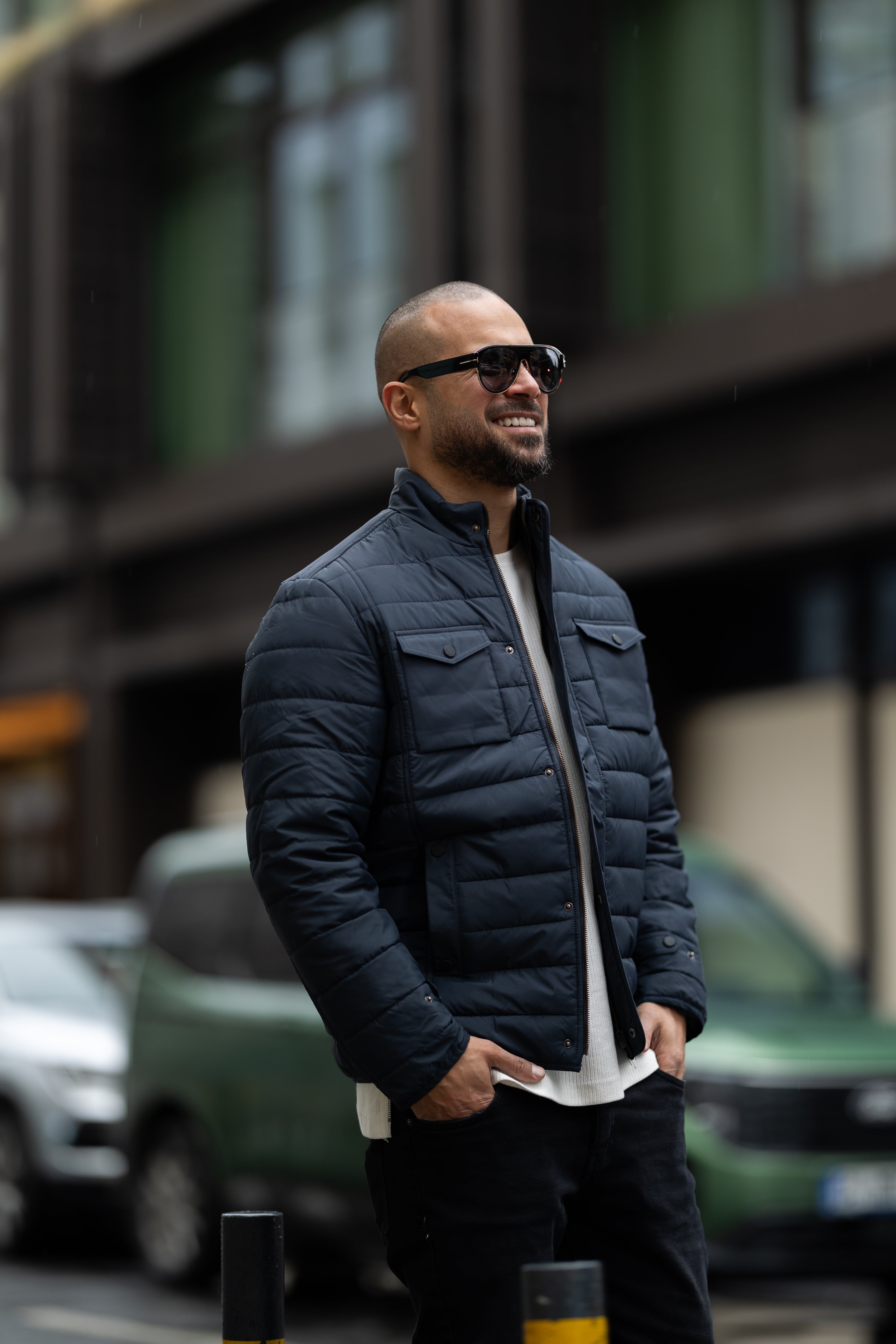 Oversized Basic Pump Jacket With Two Pockets/3404