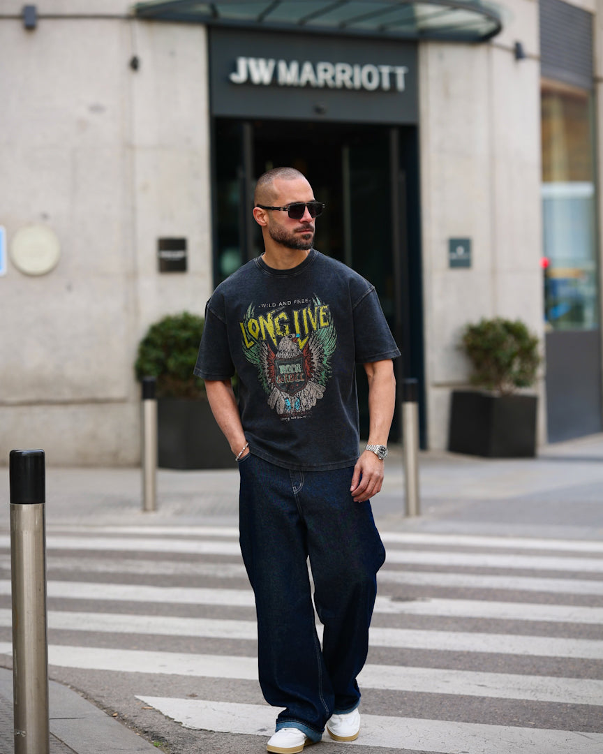 Eagle Printed Relaxed Fit T-shirt/3364