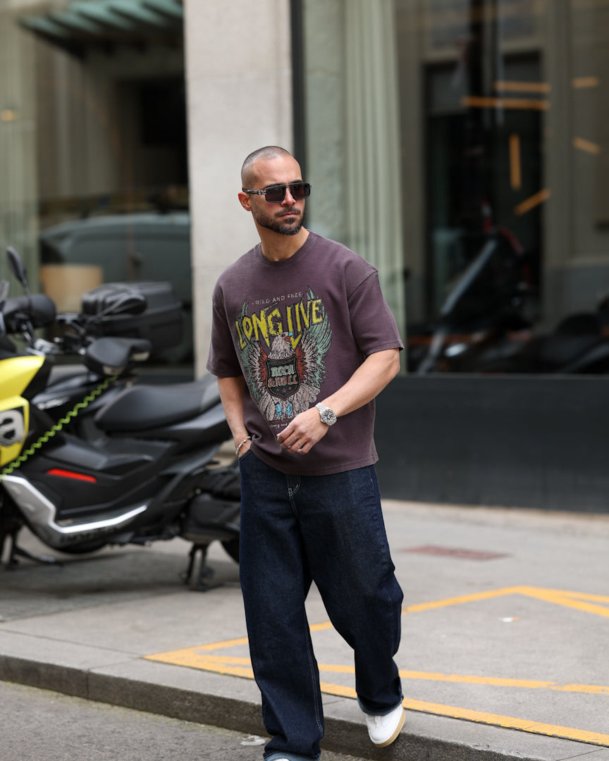 Eagle Printed Relaxed Fit T-shirt/3364