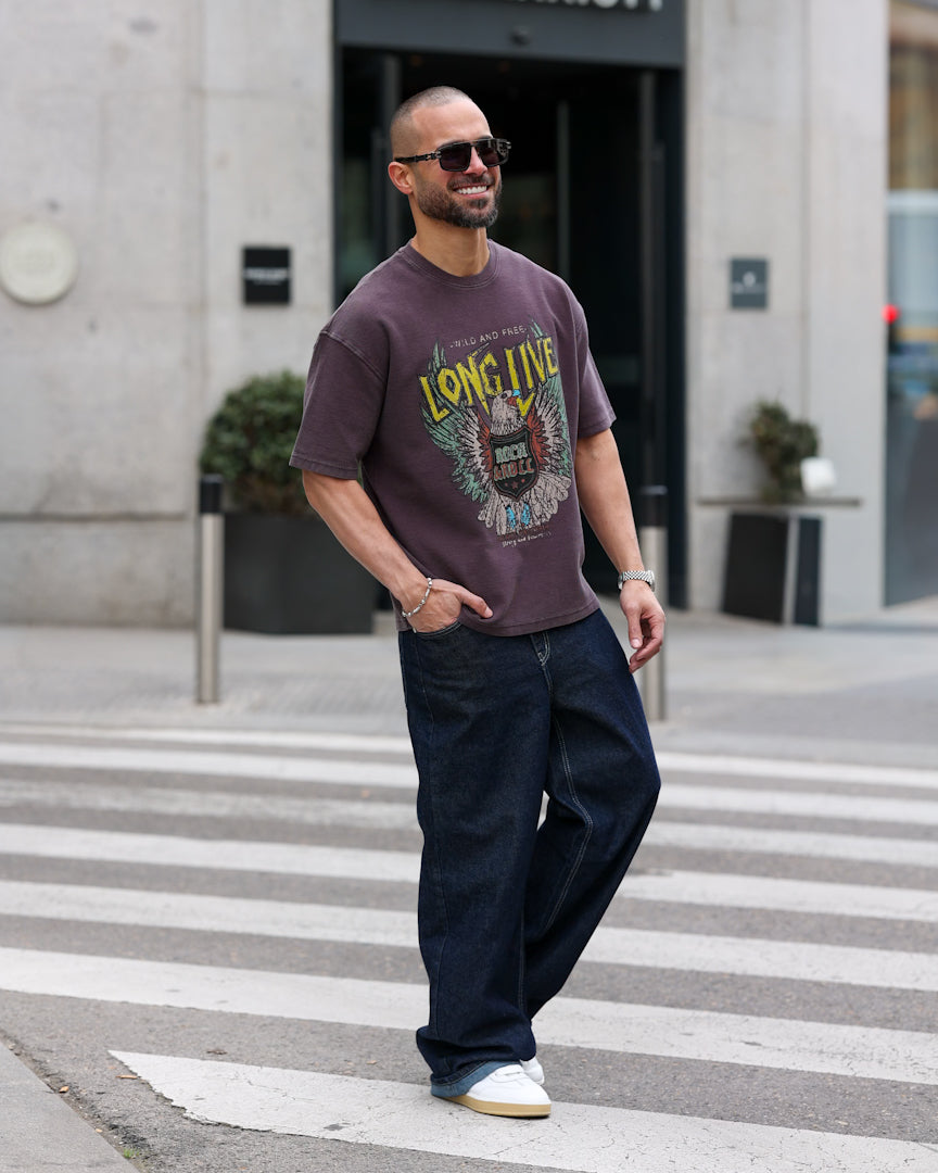 Eagle Printed Relaxed Fit T-shirt/3364
