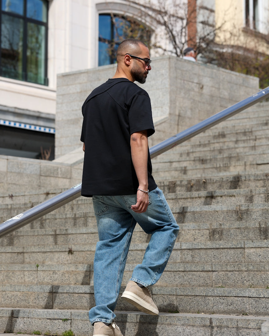 Basic Regular Fit T-shirt With Double Pockets/3370