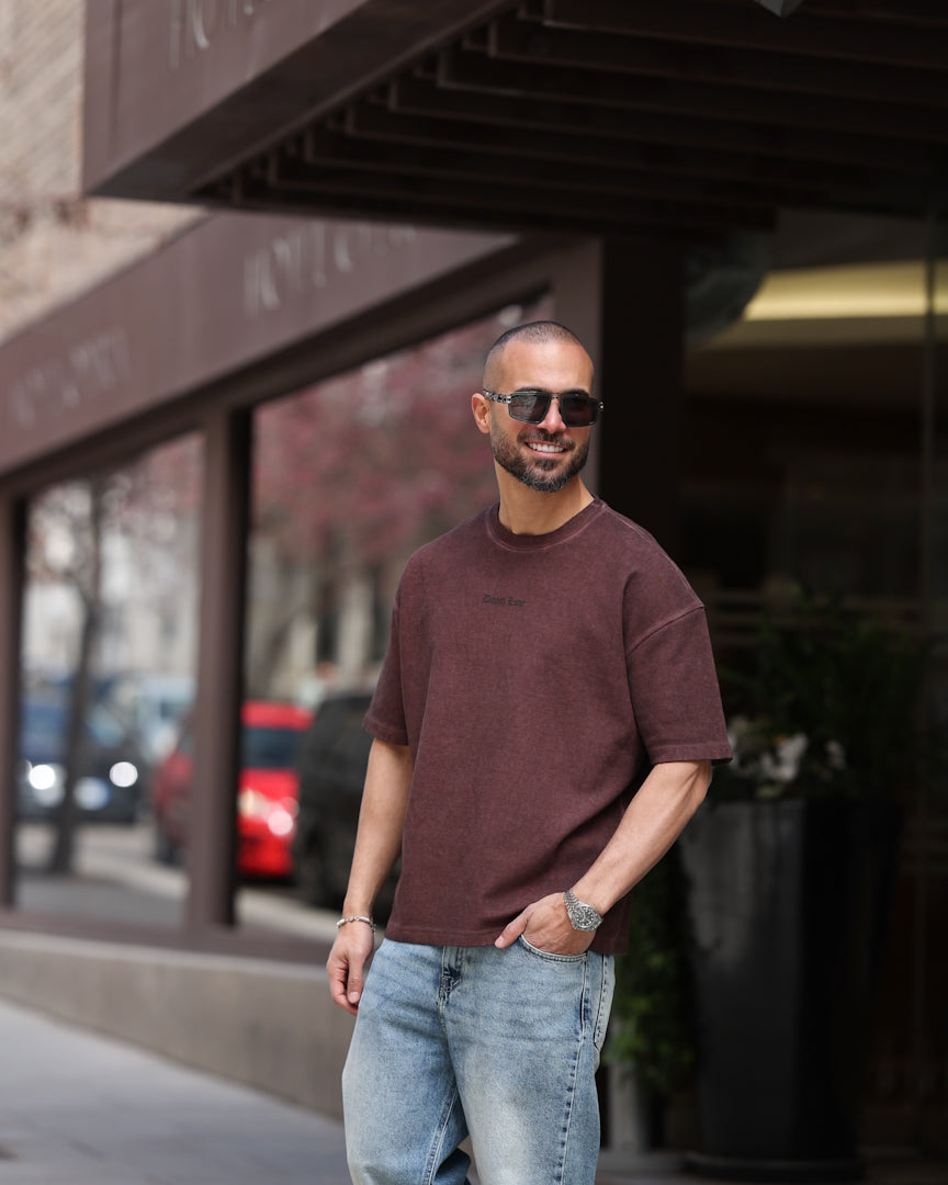 Washed Dutch Line Relaxed Fit T-shirt /3358