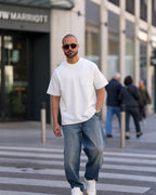 Basic Regular Fit T-shirt With Double Pockets/3370