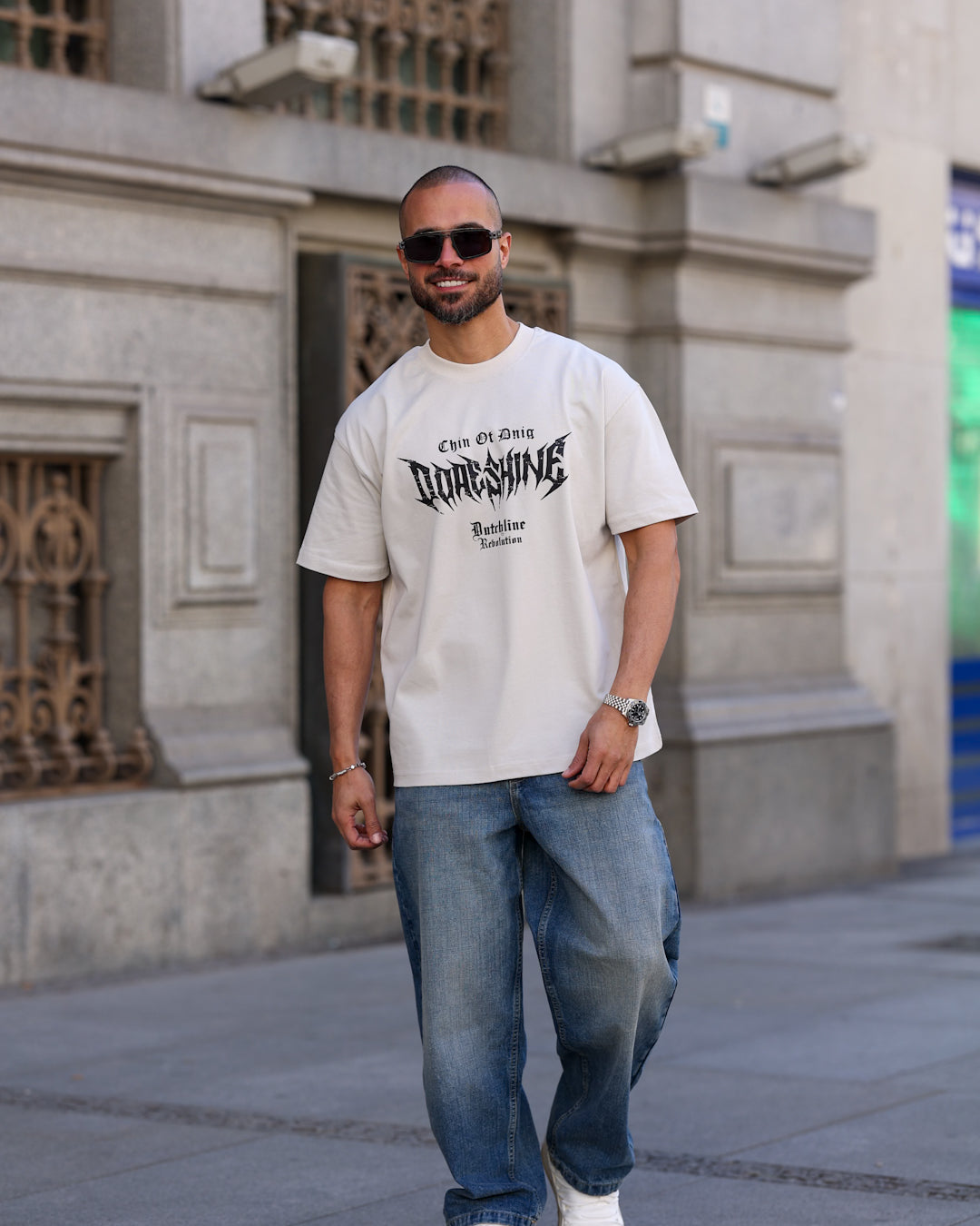 Box Fit Printed T-shirt/3348