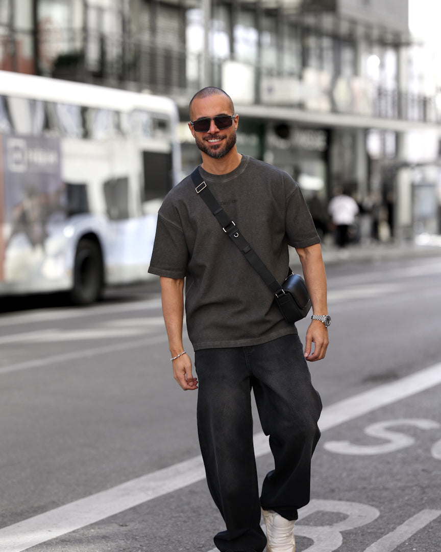 Washed Dutch Line Relaxed Fit T-shirt /3358