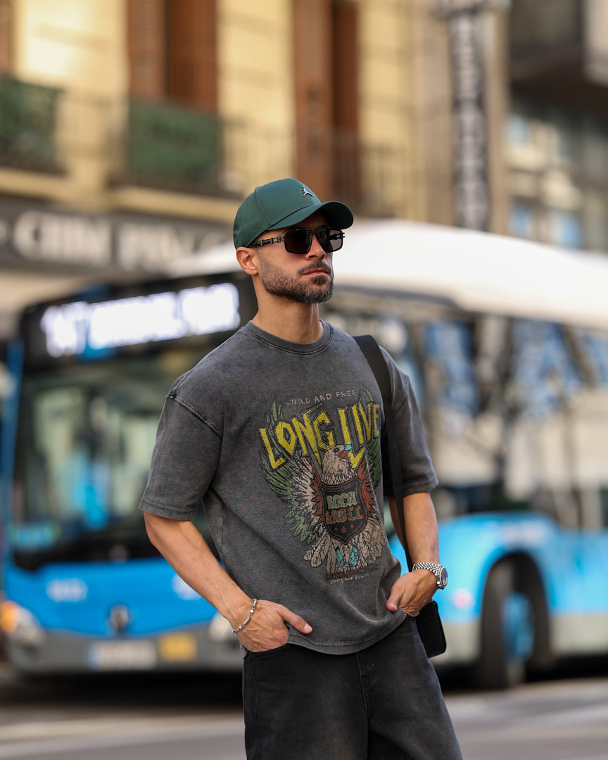 Eagle Printed Relaxed Fit T-shirt/3364